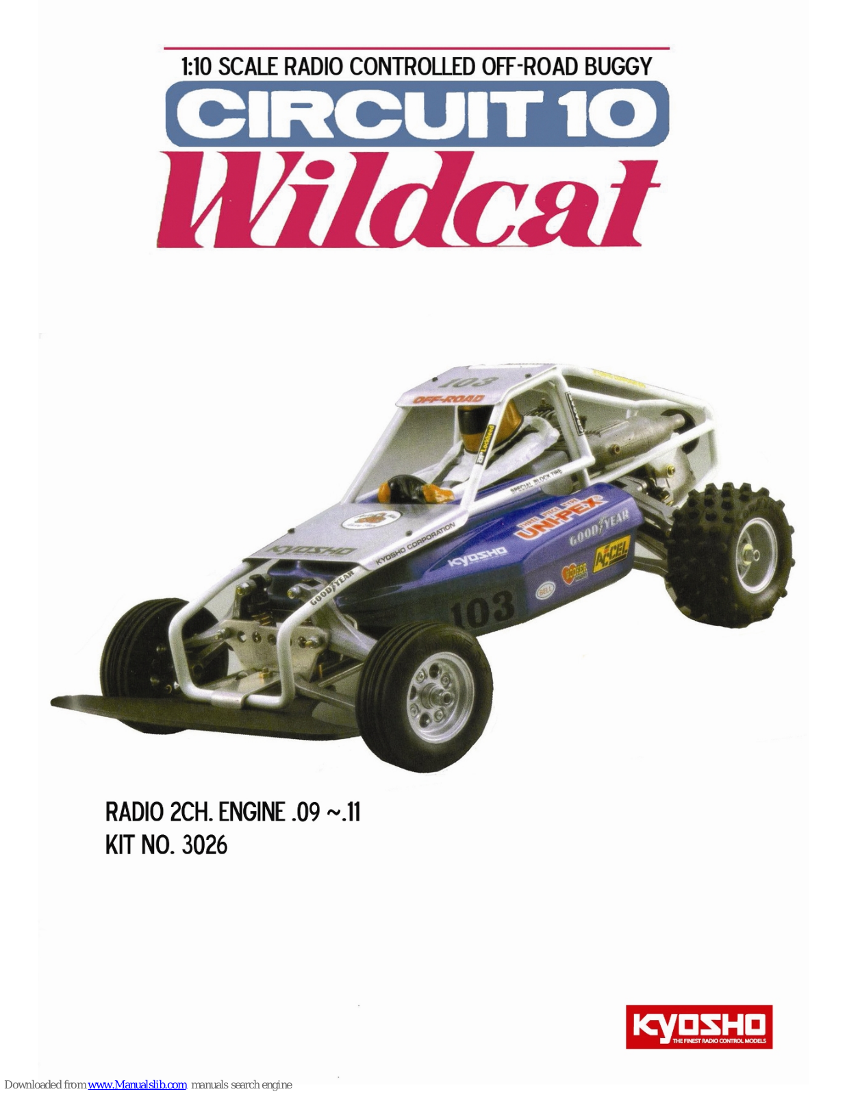 Kyosho Wildcat Circuit 10 User Manual