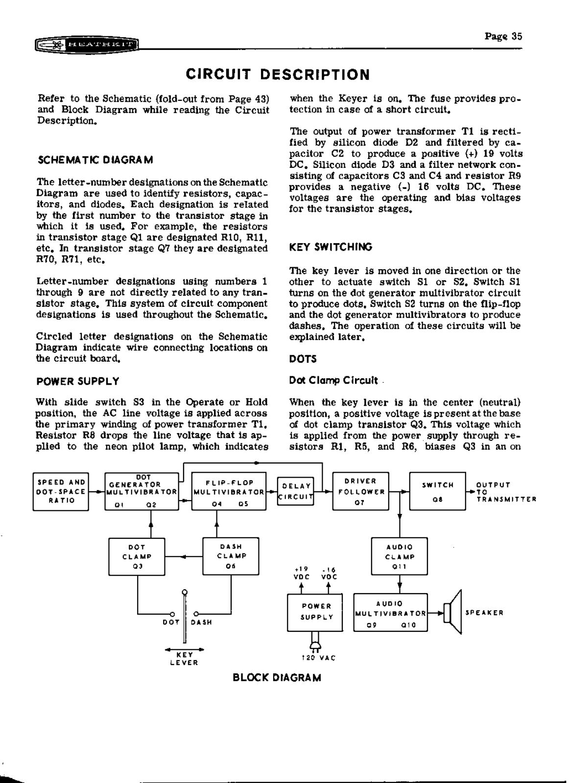 Heathkit hd-10 User Guide