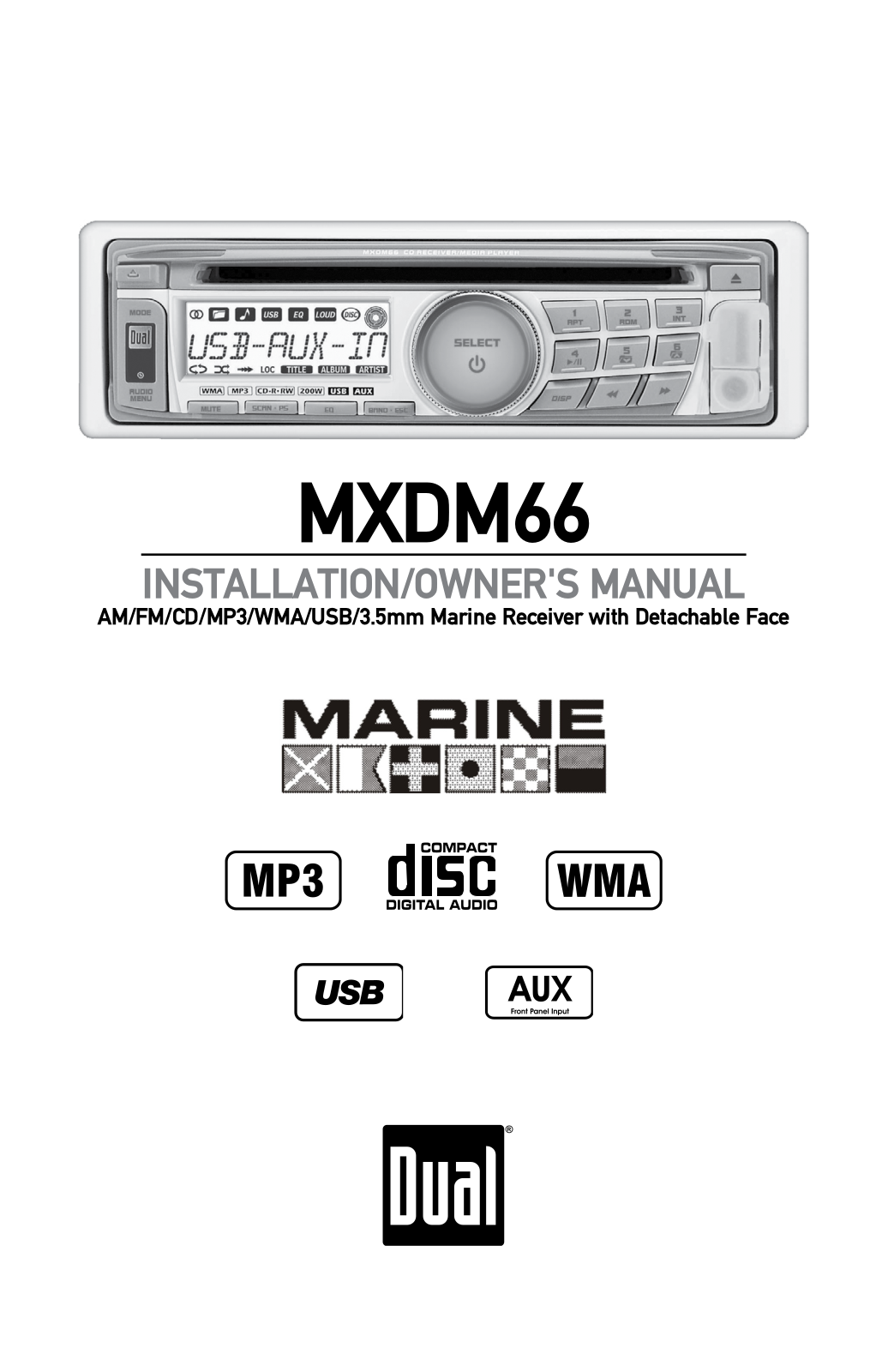 Dual MXDM66 User Manual