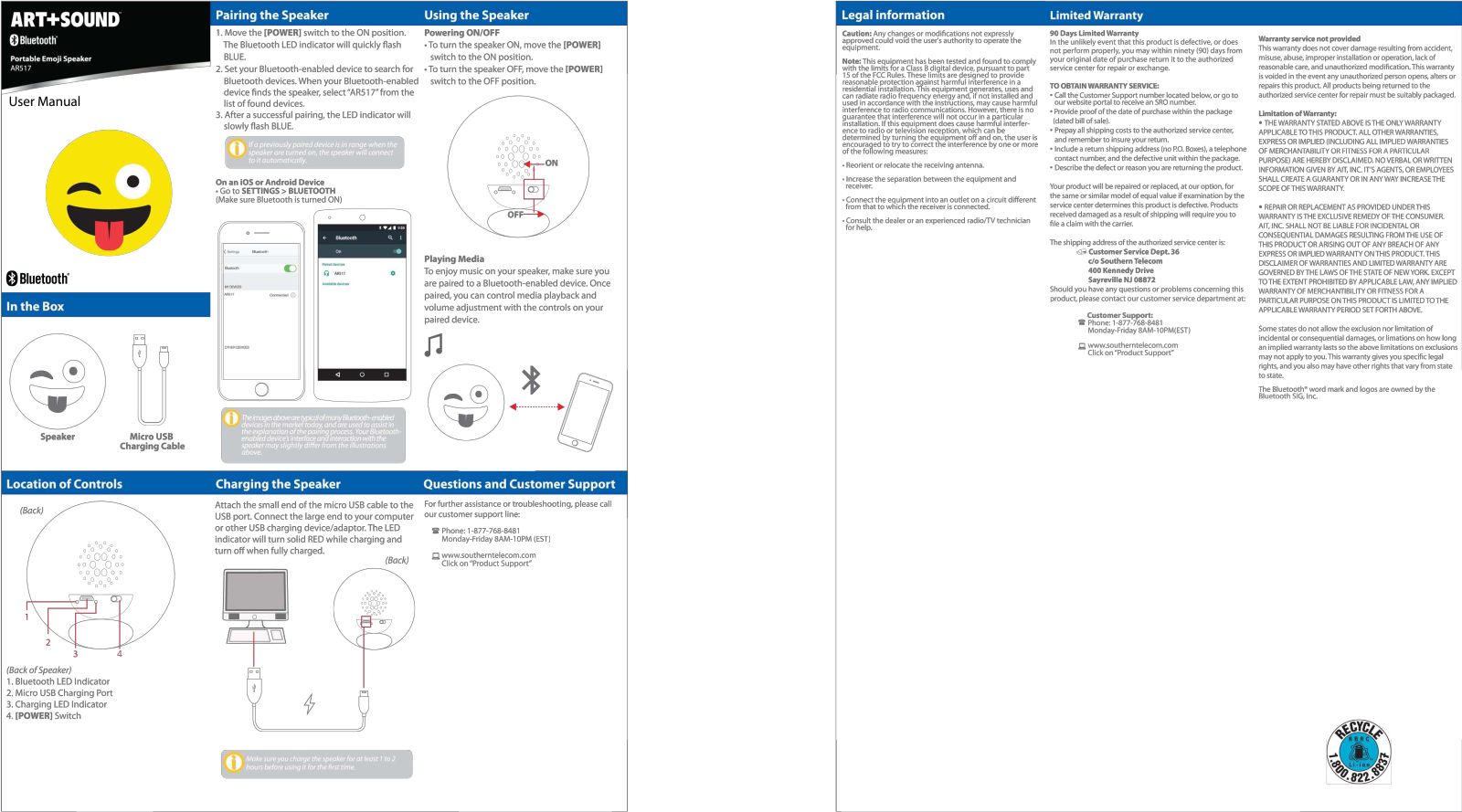 Art Sound AR517 User Manual