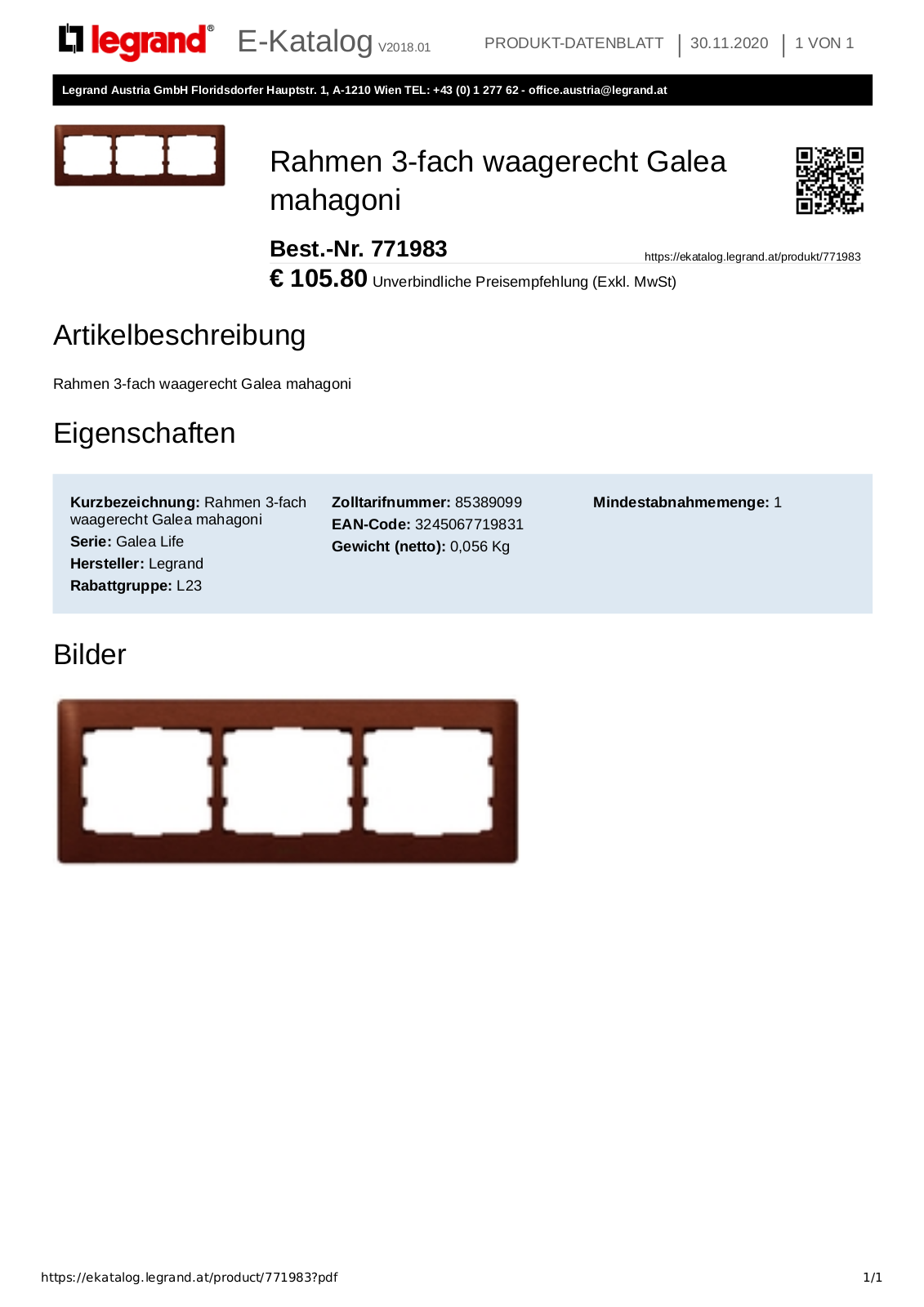 Legrand 771983 User Manual