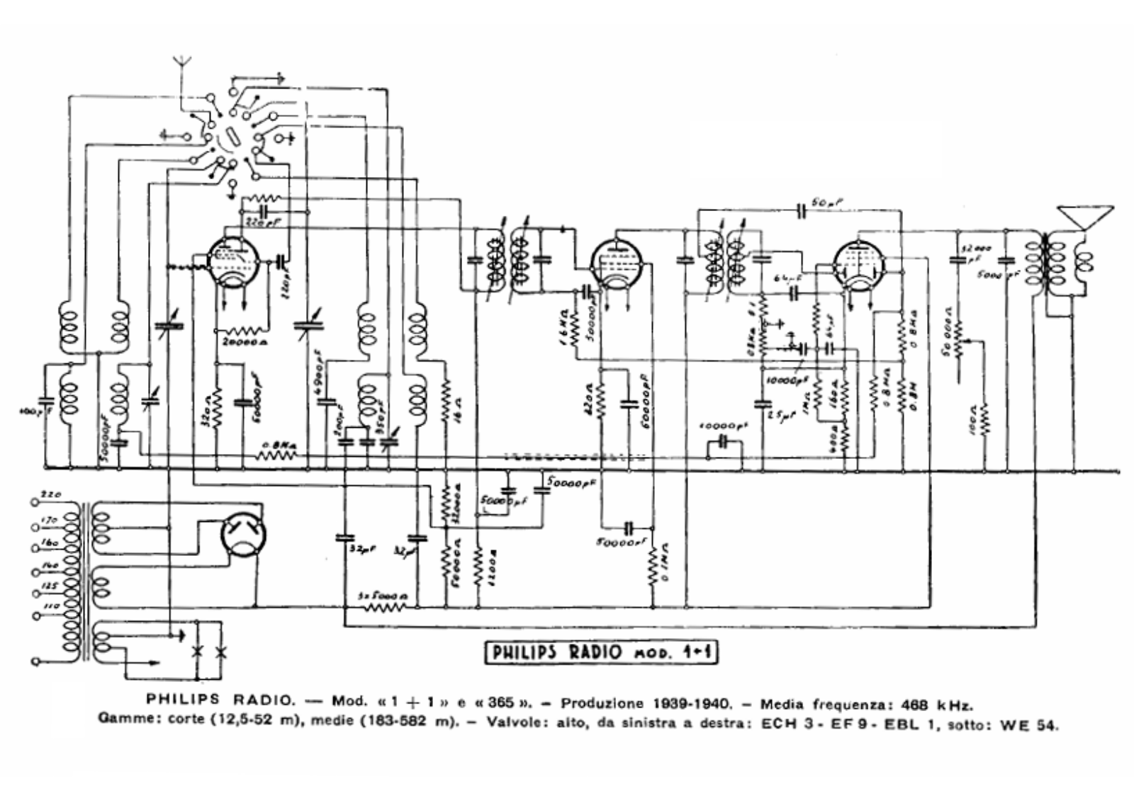 Philips 1+1 schematic