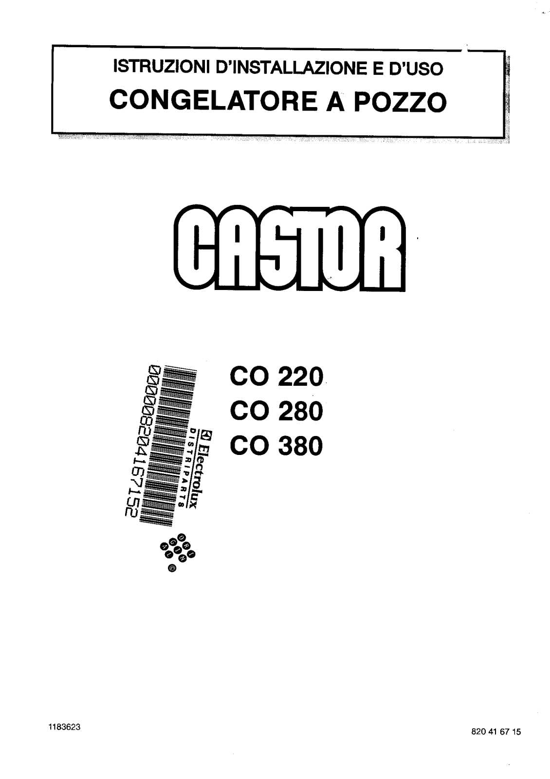 gorenje CO220, CO380, CO280 User Manual