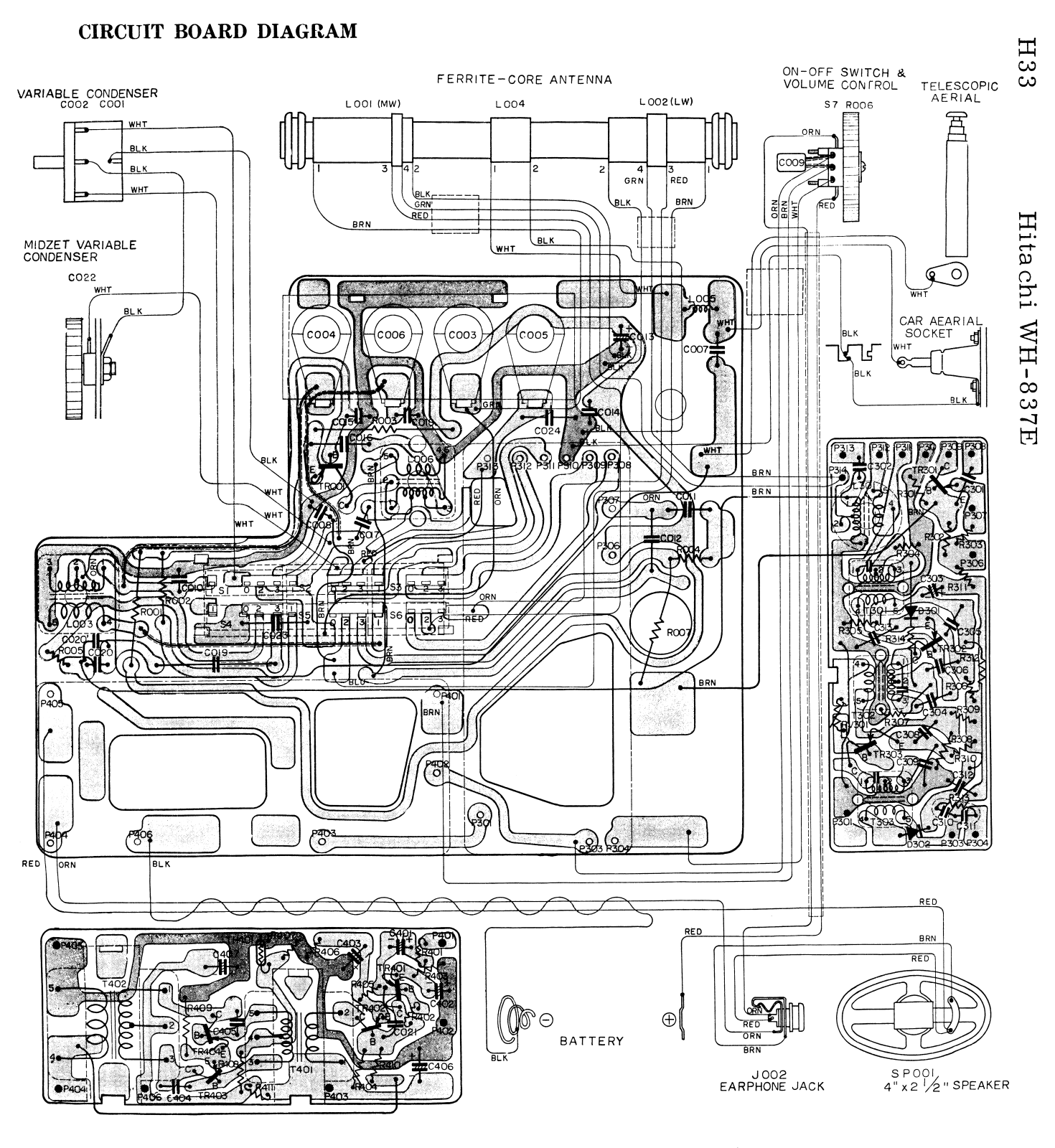 Hitachi WH837E Schematic - ManualMachine.com