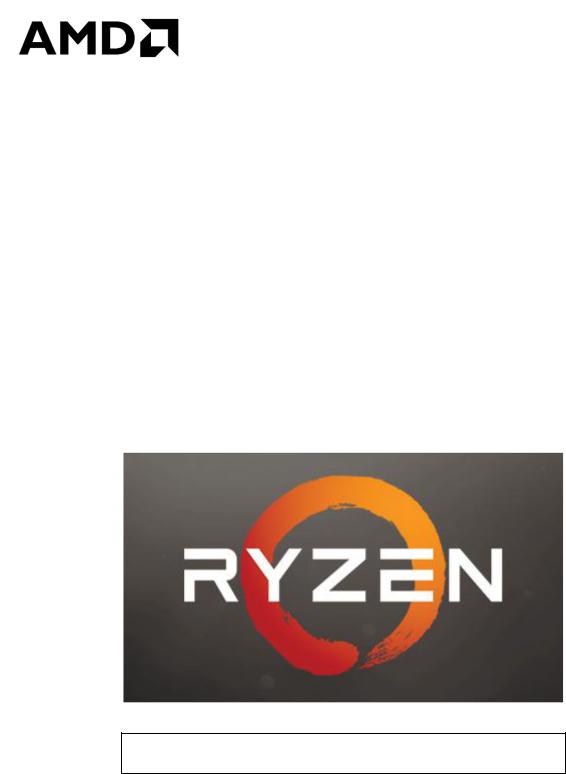 AMD Ryzen Master User manual
