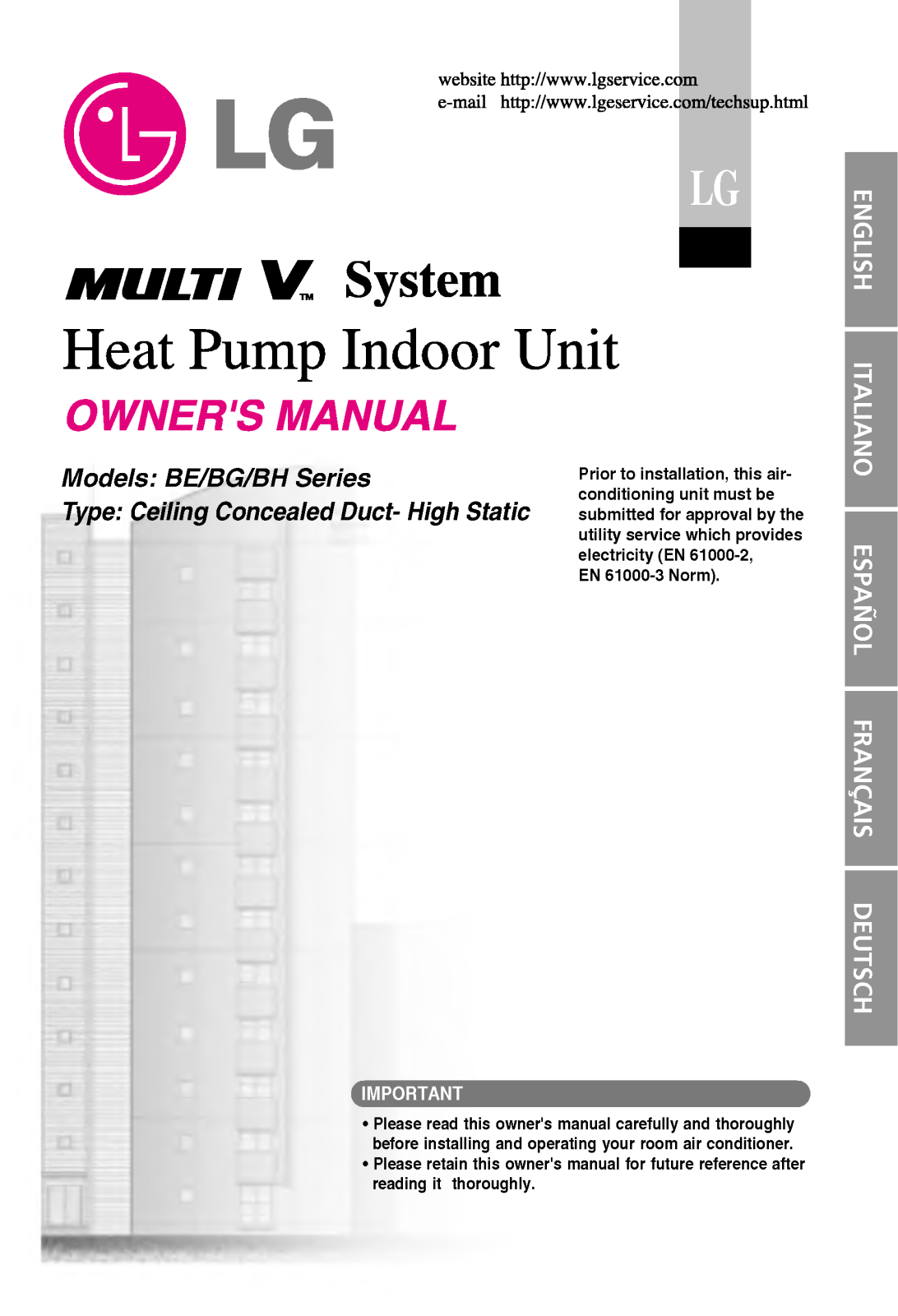 LG ARNN426BGA0 User Manual