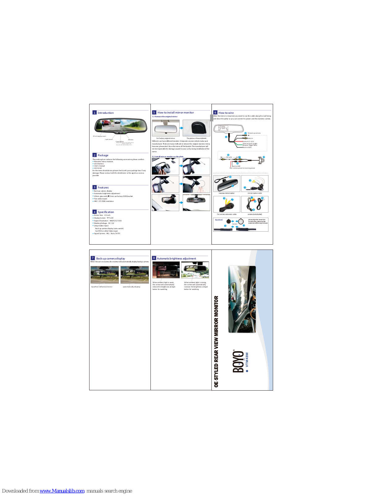 Boyo VTM43M User Manual - ManualMachine.com