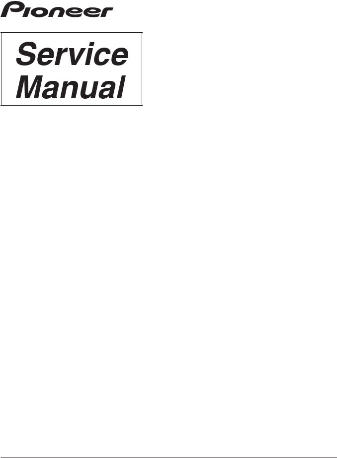 Pioneer VSX-1123-K, VSX-923-K, VSX-923-S Service manual