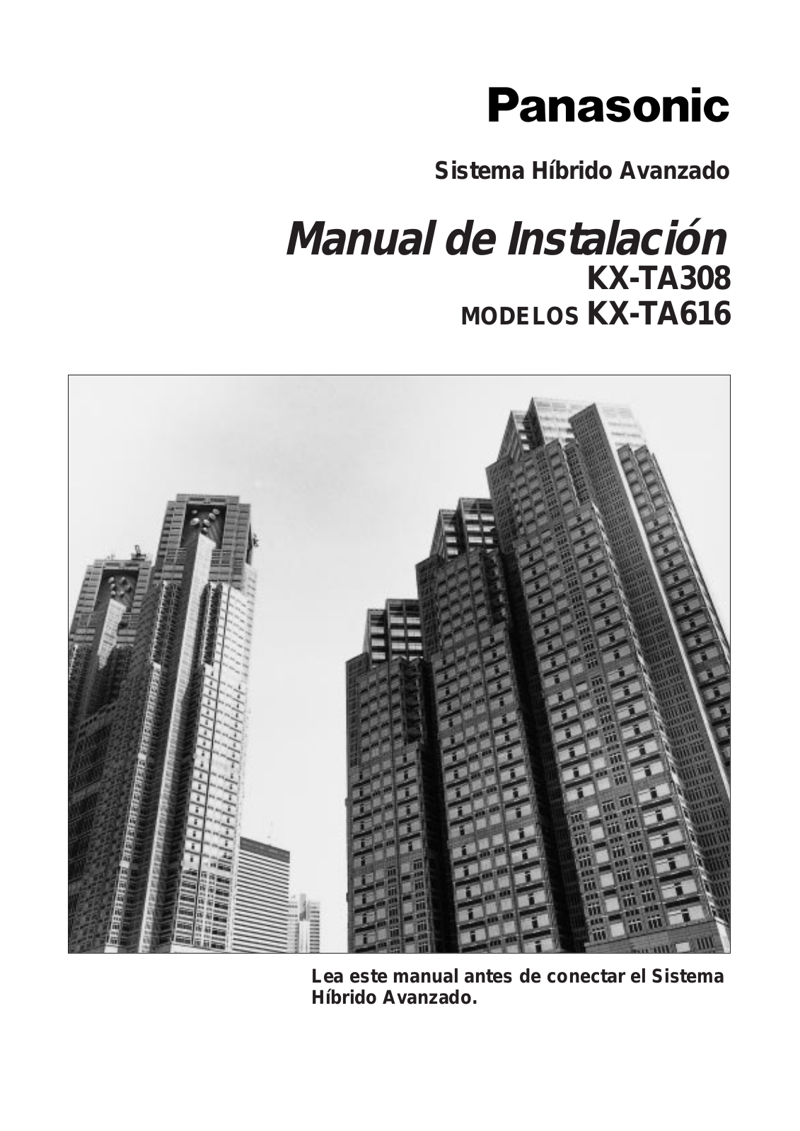 panasonic KX-TA616, KX-TA308 Service Manual