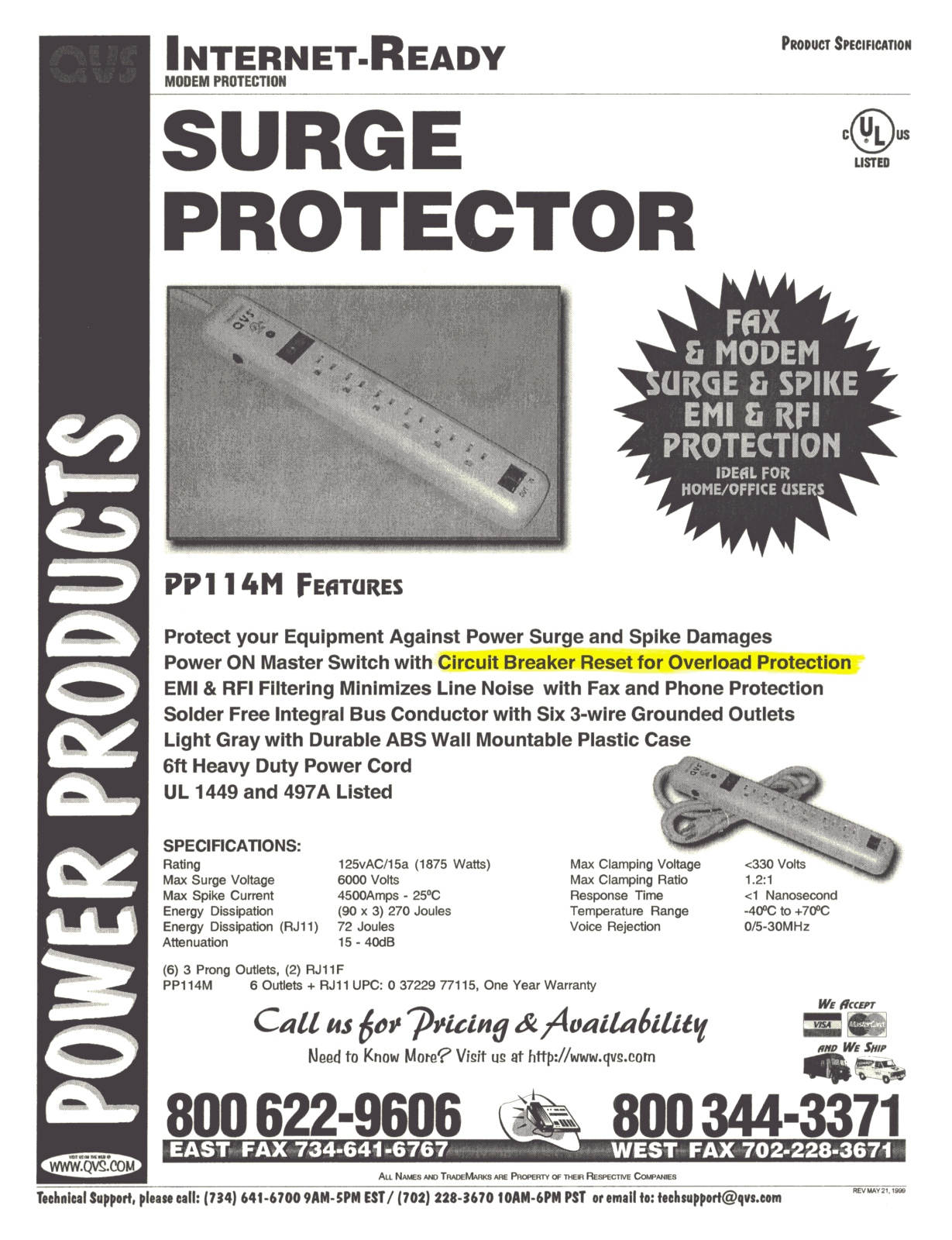 QVS PP114M User Manual