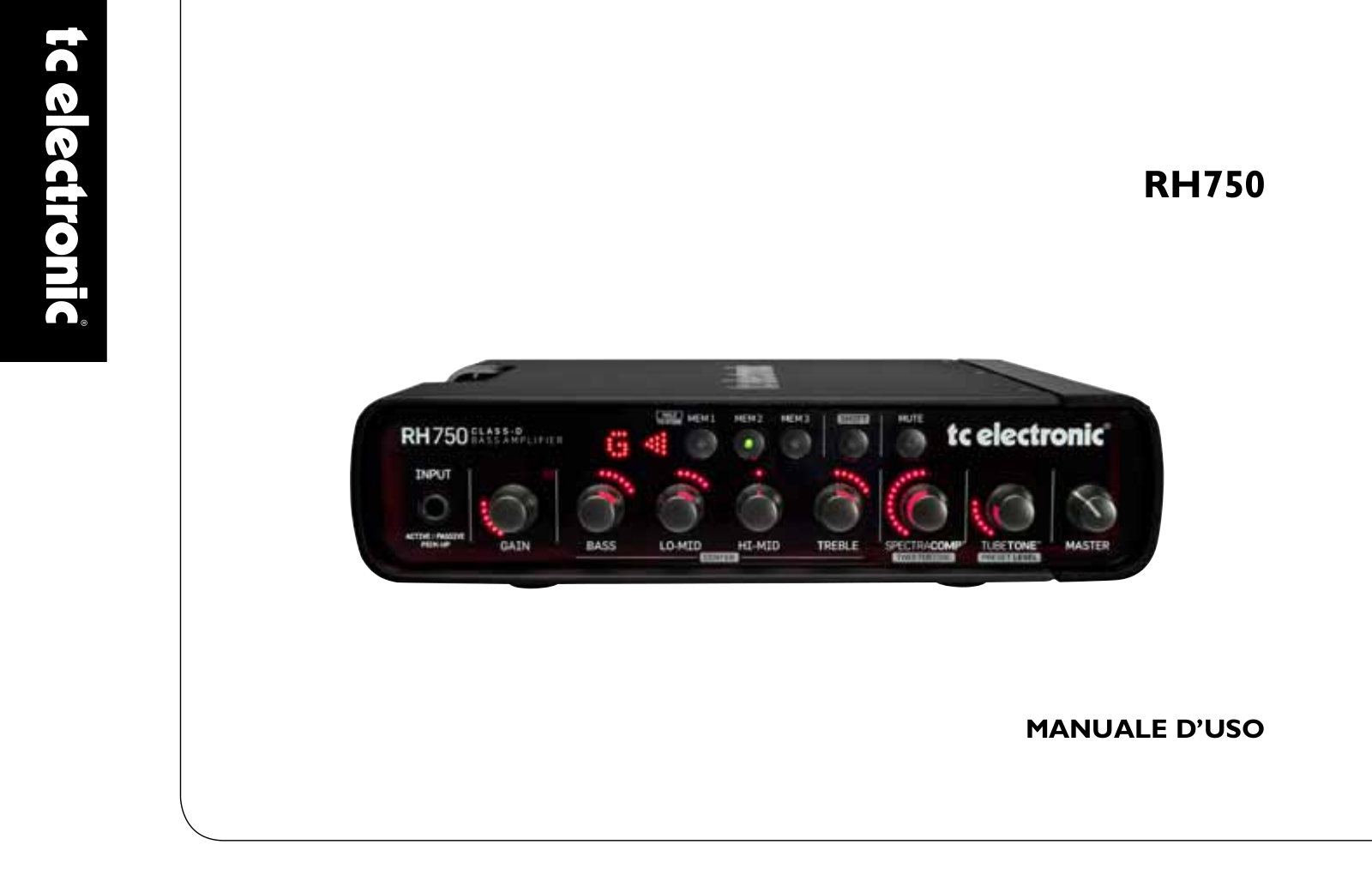 TC Electronic RH750 User manual