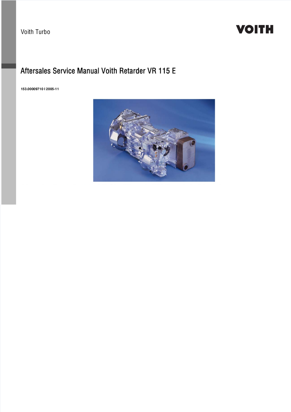 VOITH VR115 E User Manual