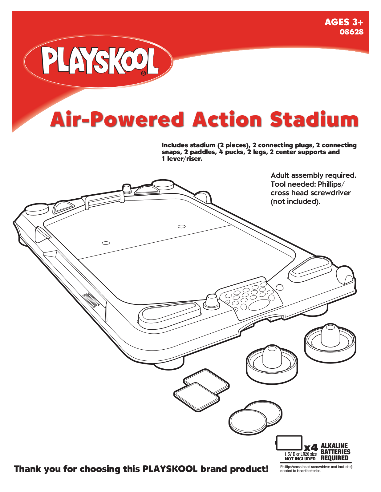 HASBRO Air-Powered Action Stadium User Manual