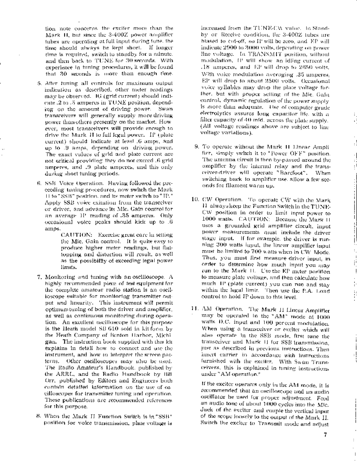 SWAN MARK-2 User Manual (PAGE 09)