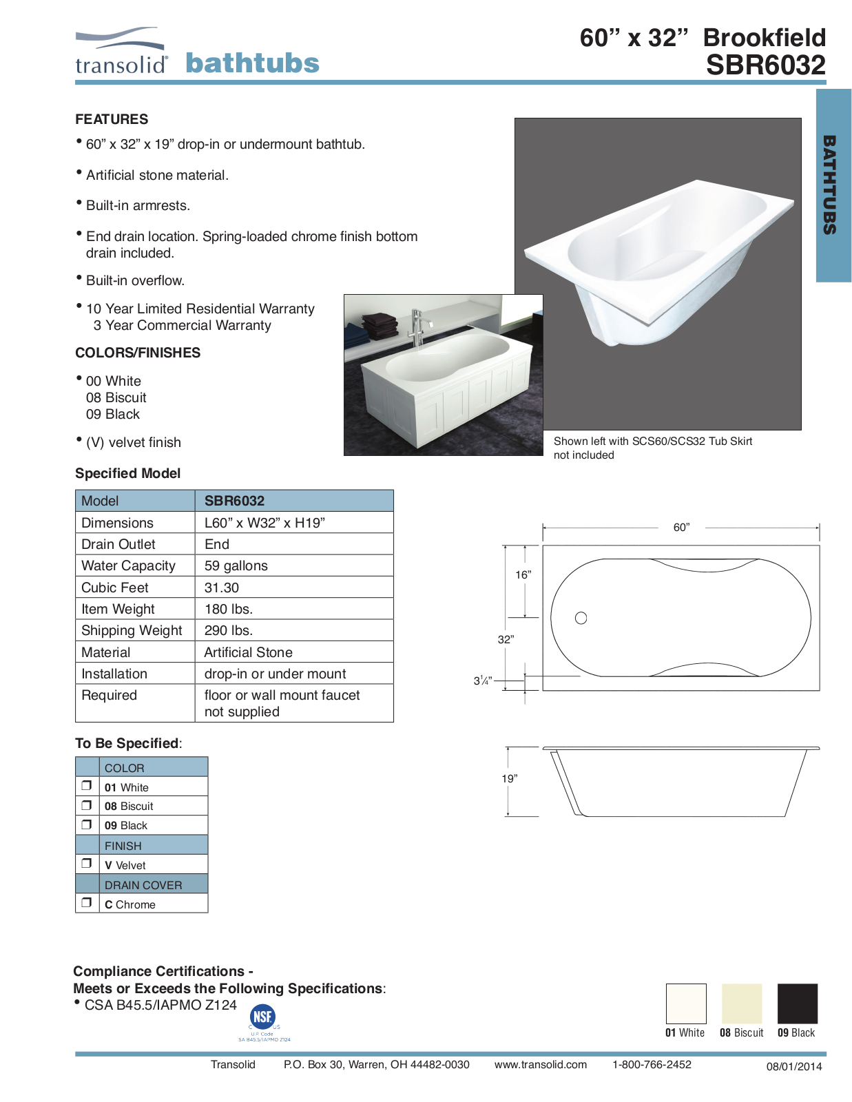 Transolid TRMB1126 Specifications - ManualMachine.com