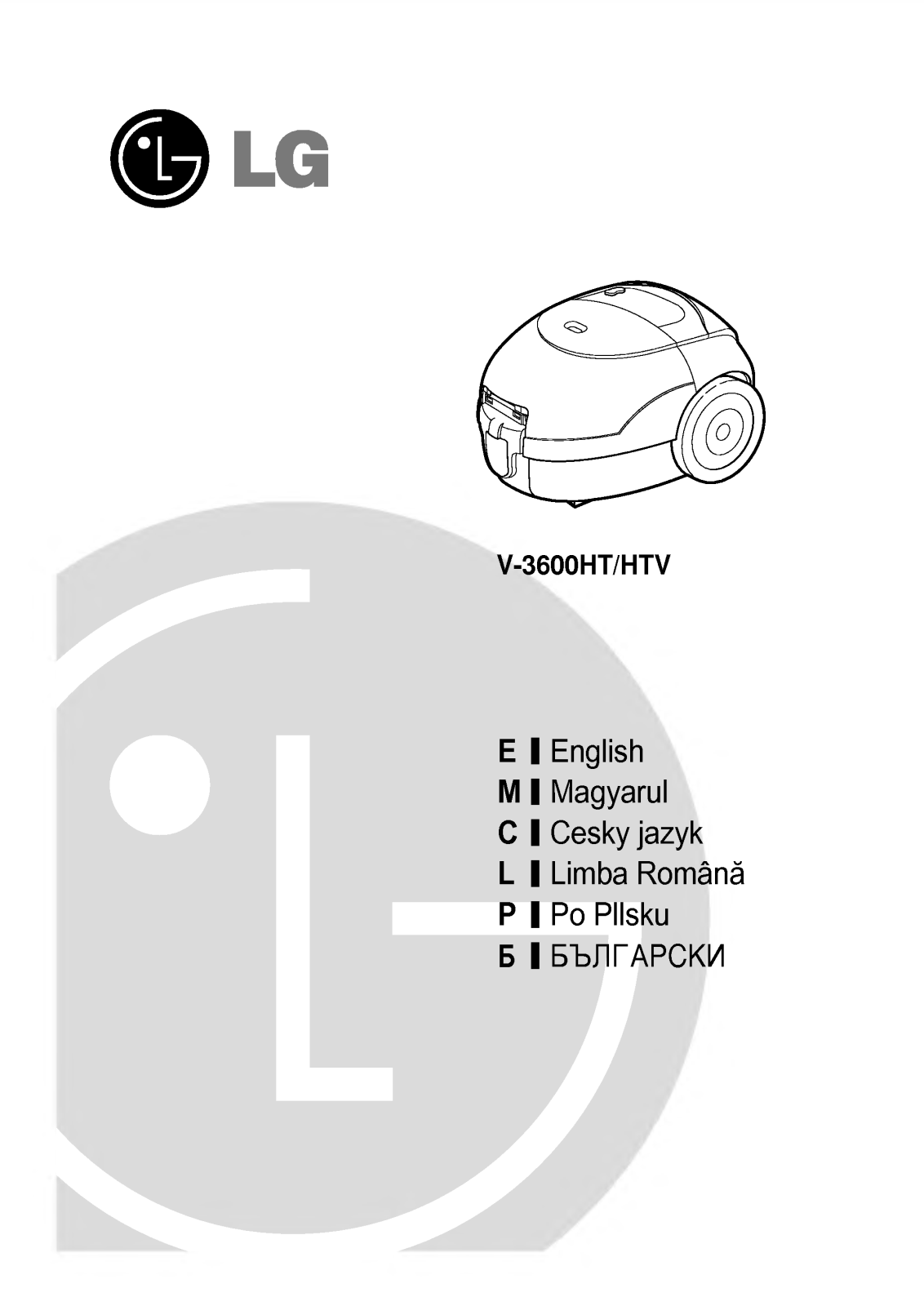 Lg V-3600HTV, V-3600HT User Manual