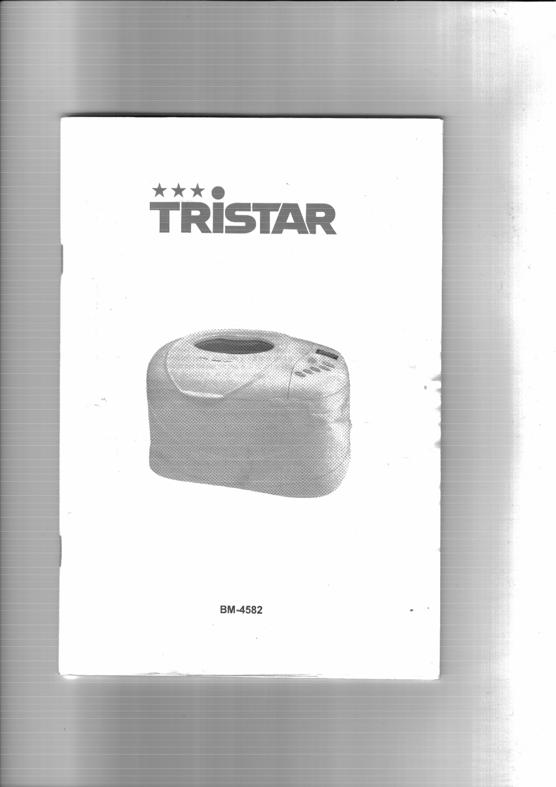 TRISTAR BM-4582 User Manual