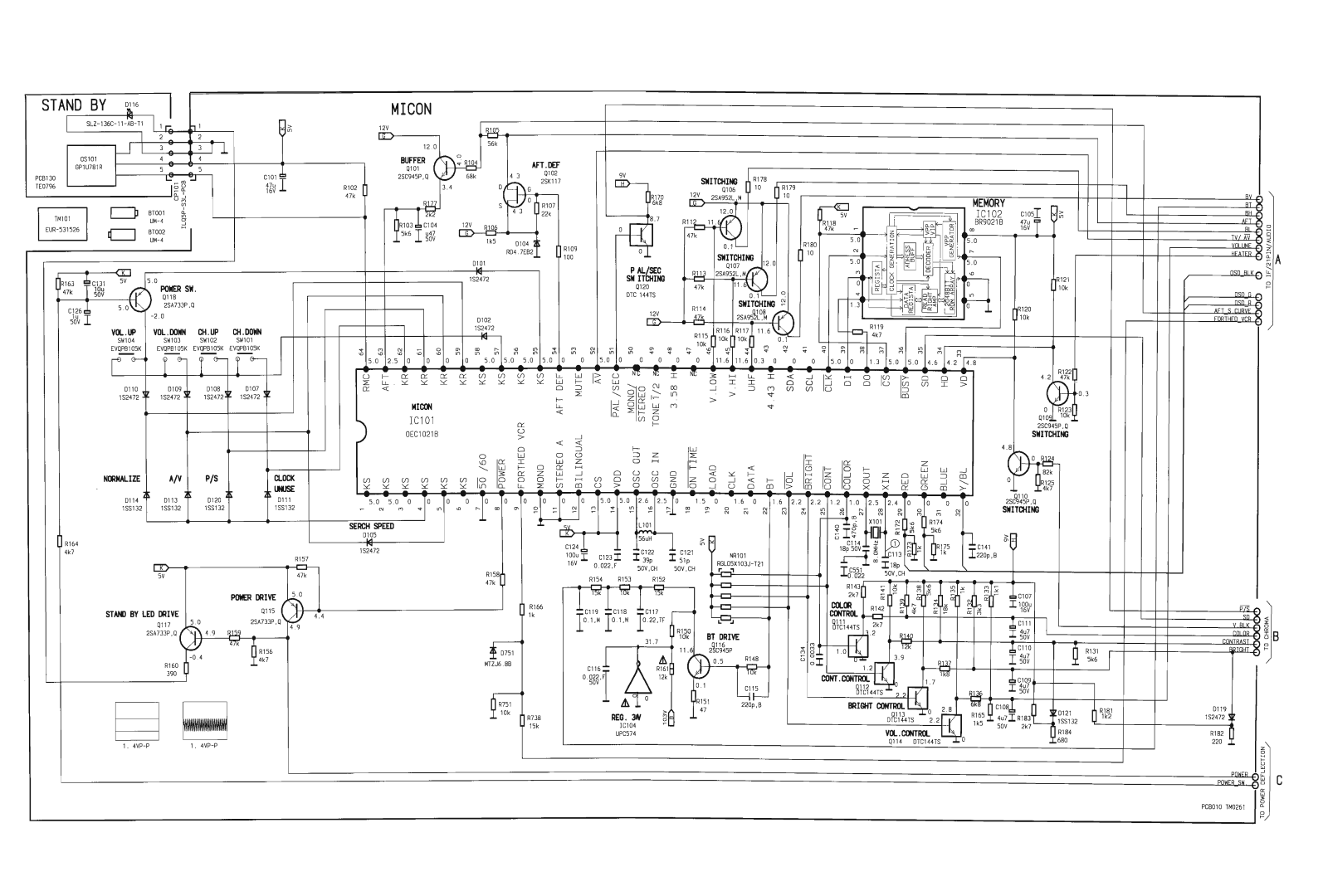 ORION COLOR 317DK Schematic