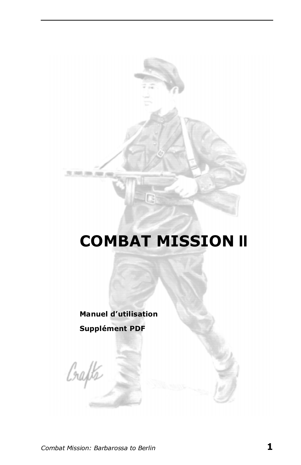 GAMES PC COMBAT MISSION 2 User Manual