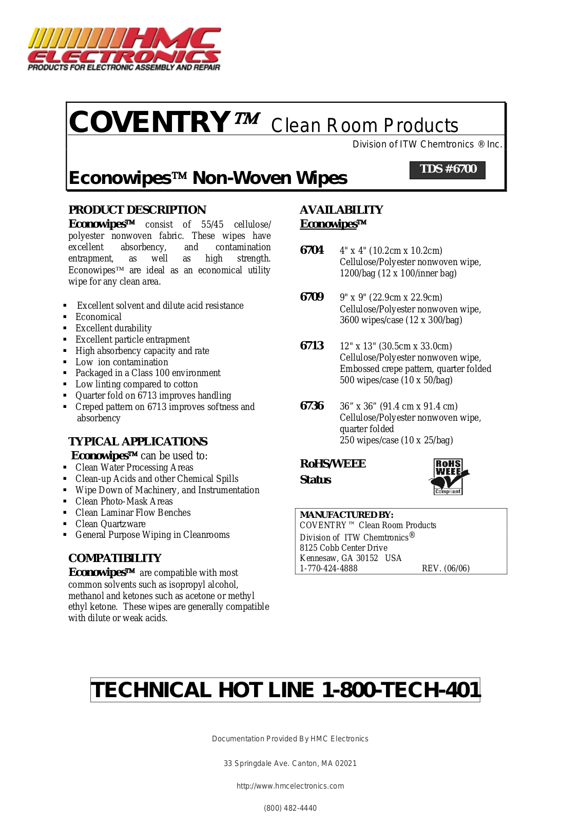 HMC Electronics 670x User Manual