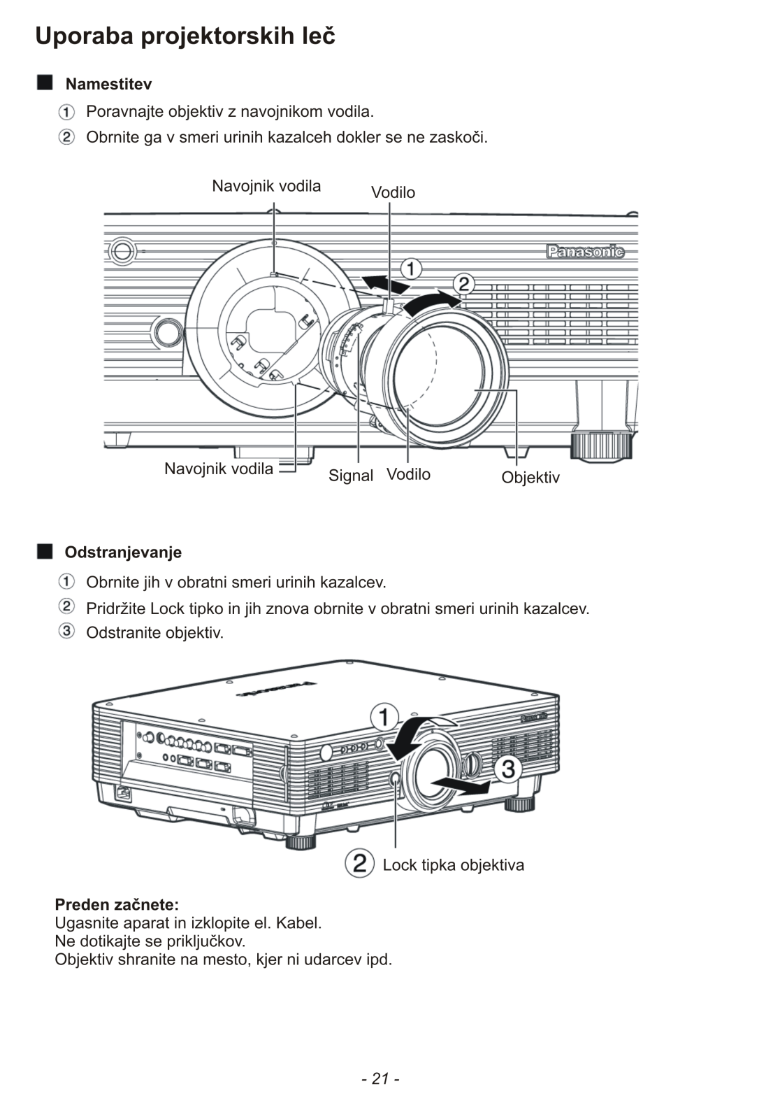 Panasonic PT-DW5000, PT-D5600 Instructions Manual