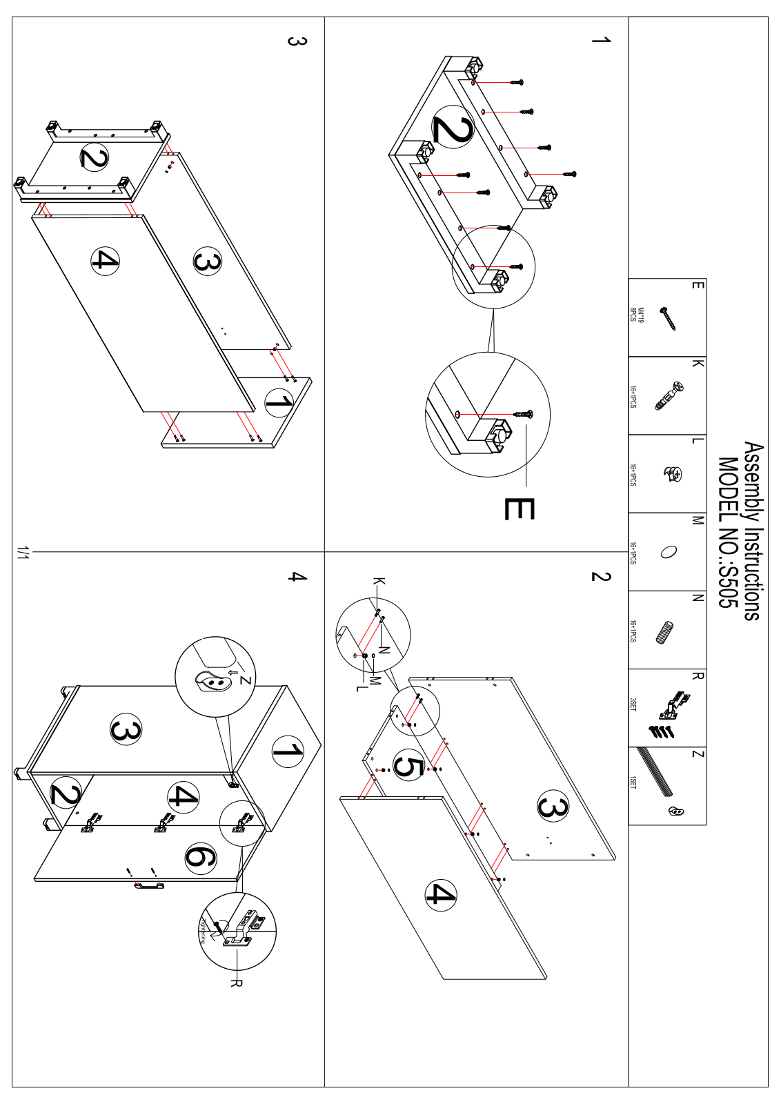 Boss S505 Assembly Guide