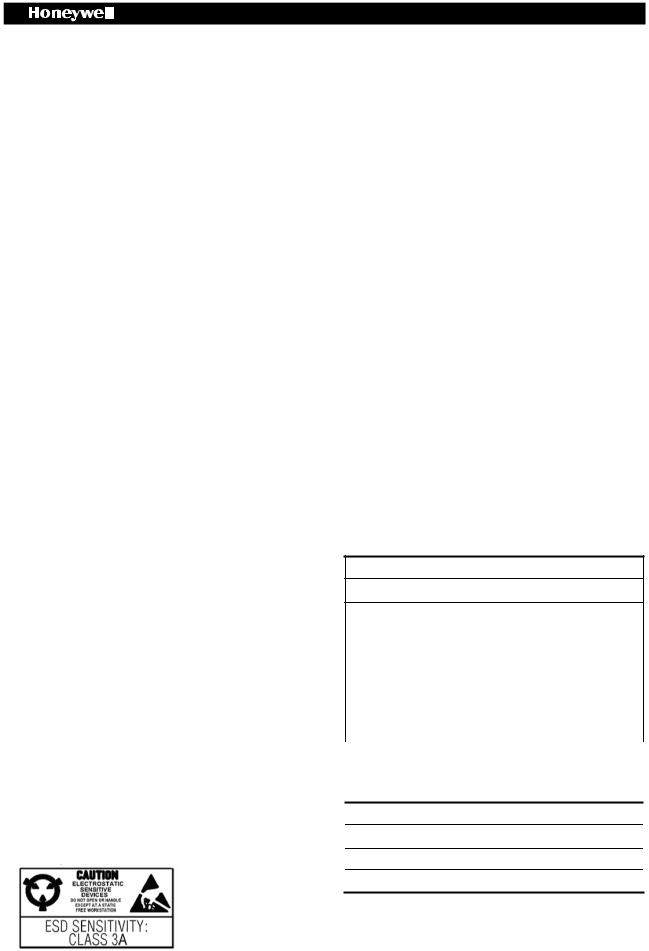 Honeywell HIH-4602-A, HIH-4602-C User Manual