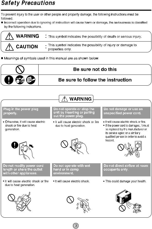 LG HWC056JWAA0 Owner’s Manual