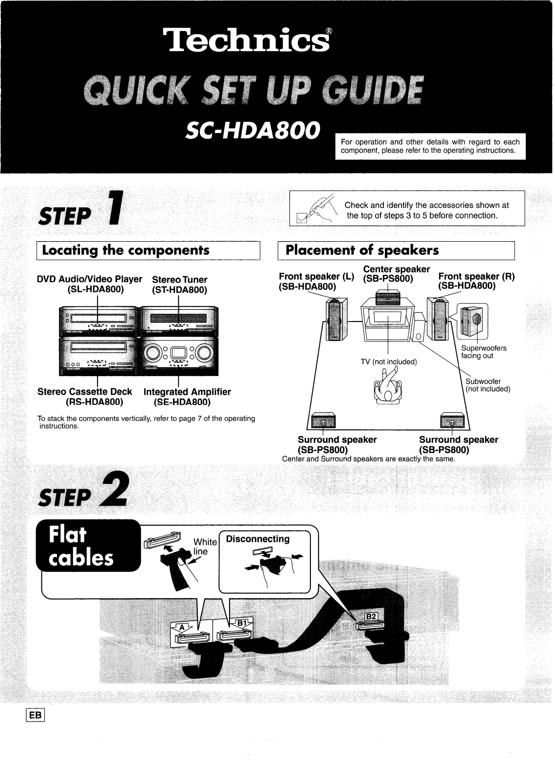 Panasonic SC-HDA800 User Manual