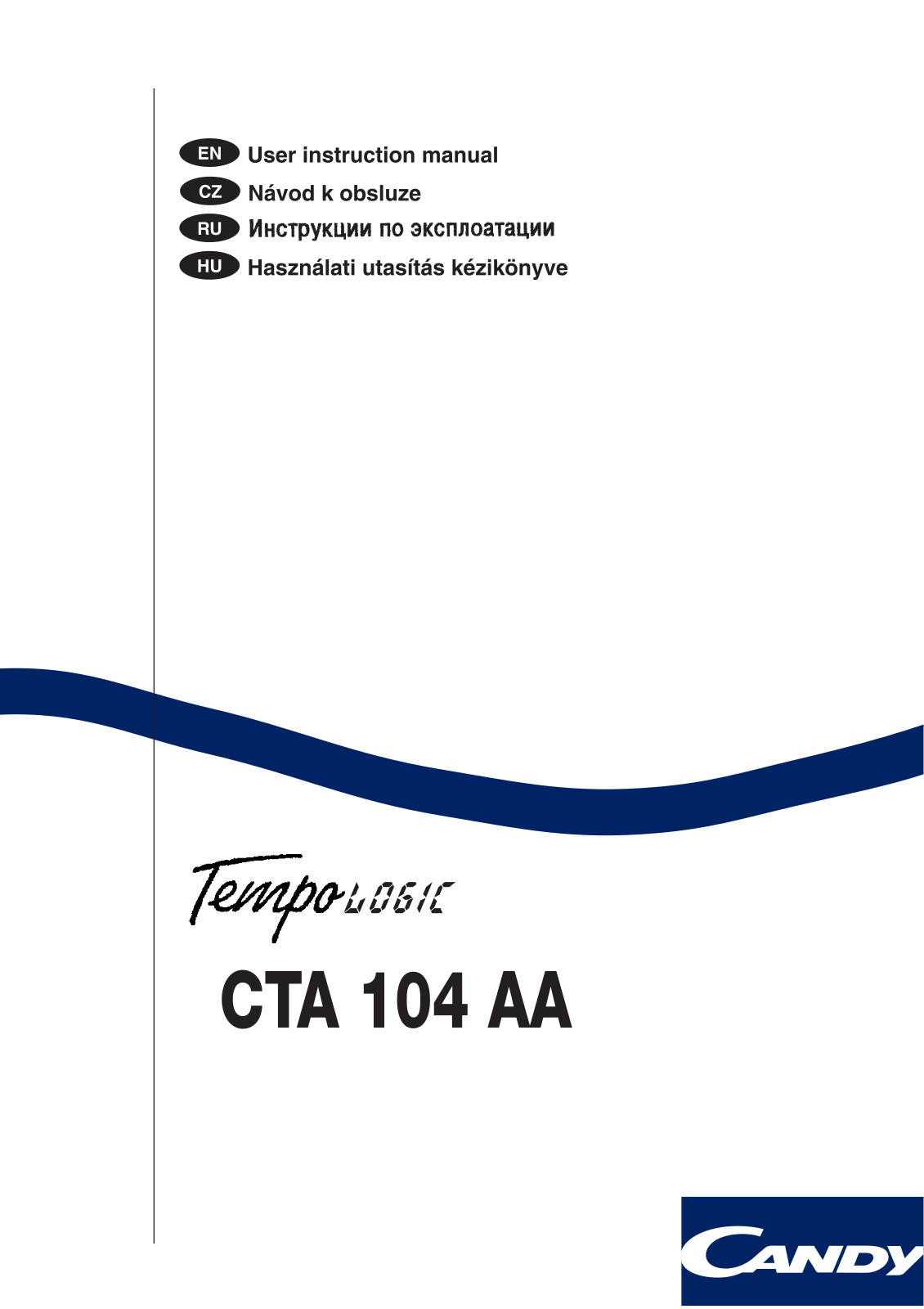 Candy CTA104 AA User Manual