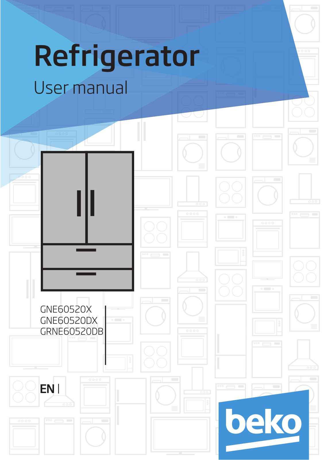 Beko GRNE60520DB, GNE60520X, GNE60520DX User Manual