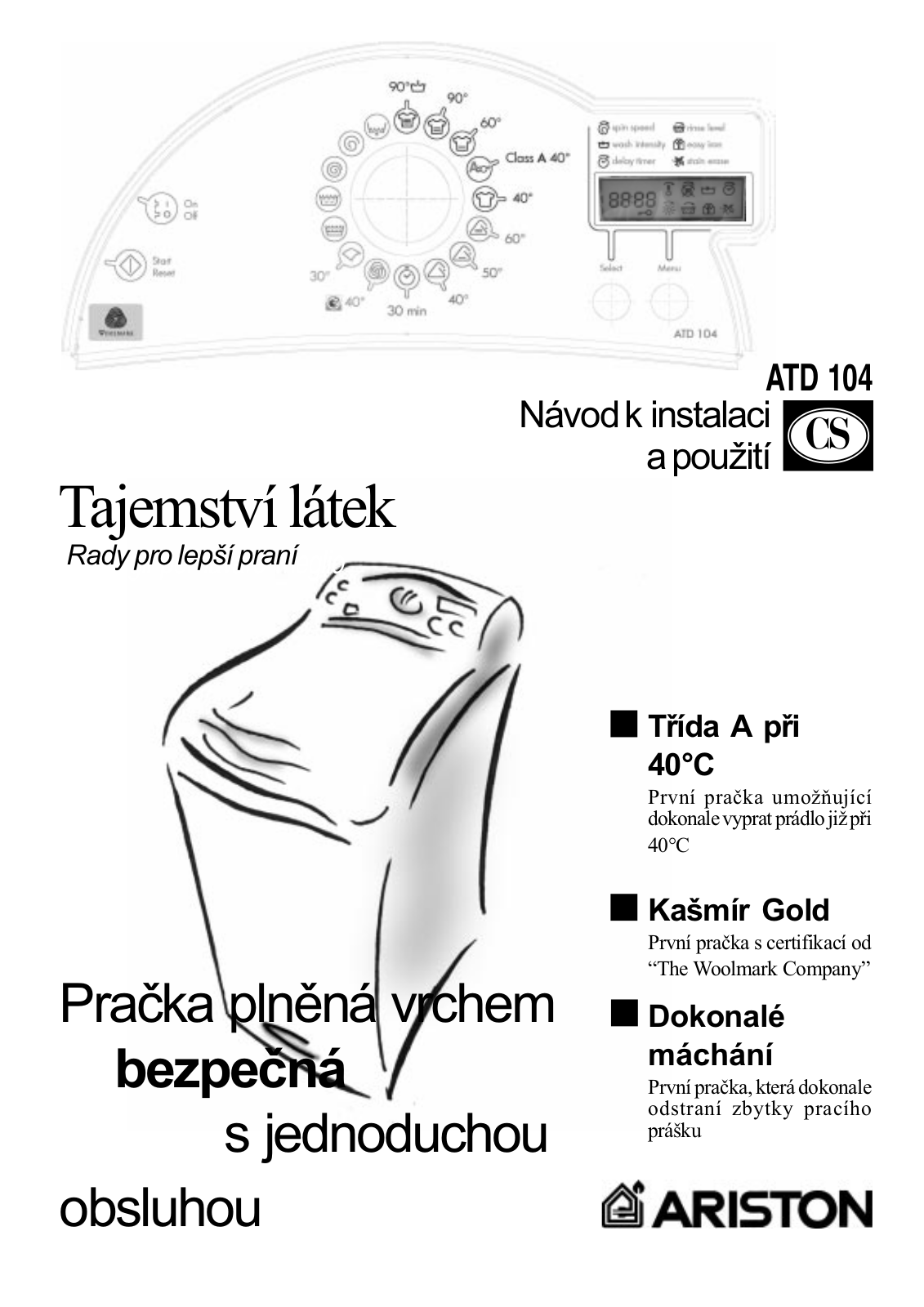 Ariston ATD 104 User Manual