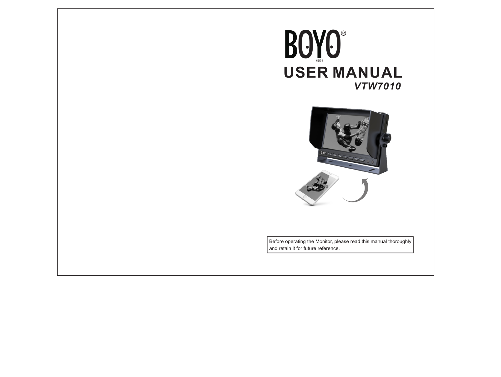 Boyo VTW7010 User Manual - ManualMachine.com