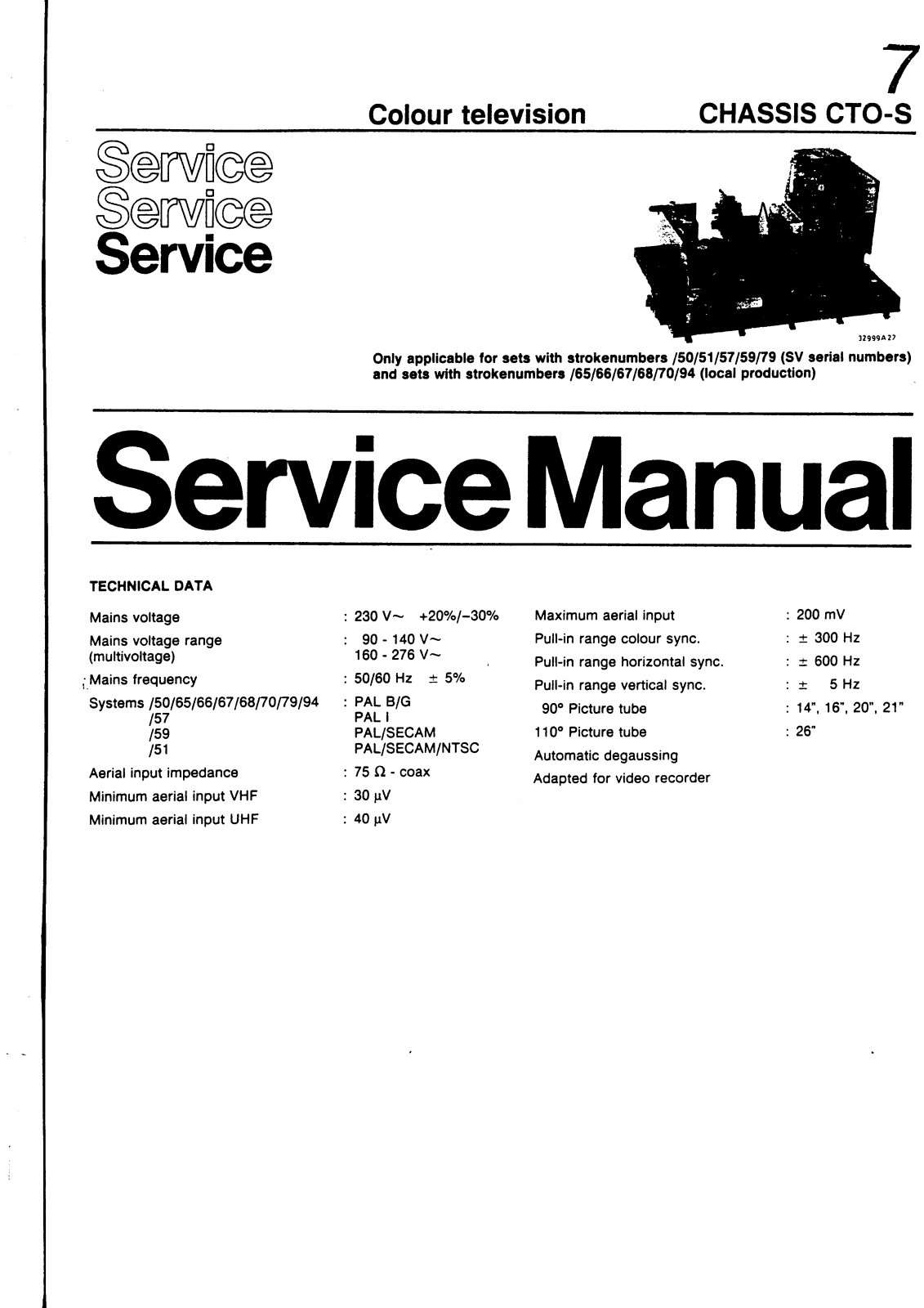 PHILIPS CTO-S Service Manual