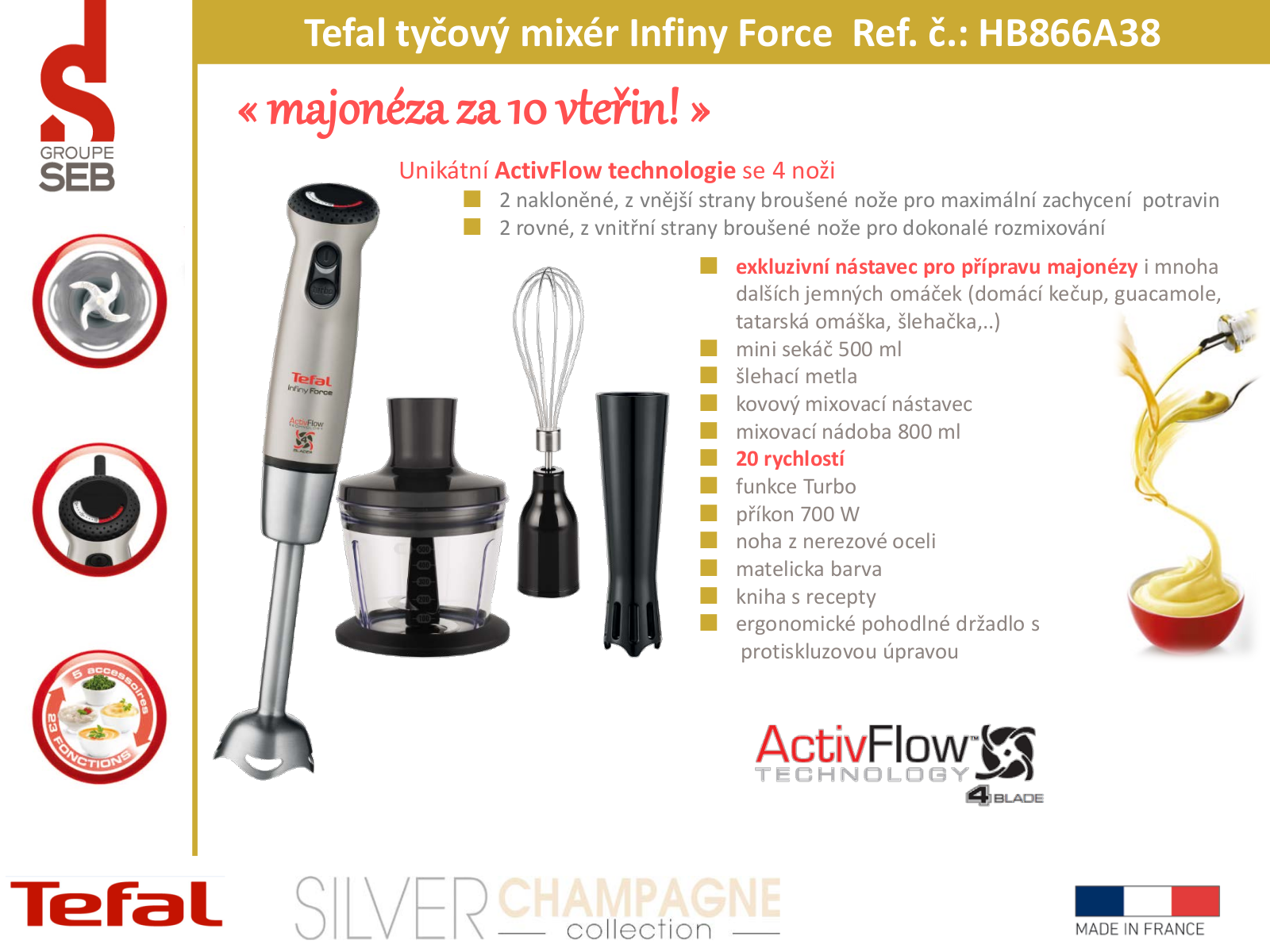 Tefal InfinyForce HB866A38 User Manual