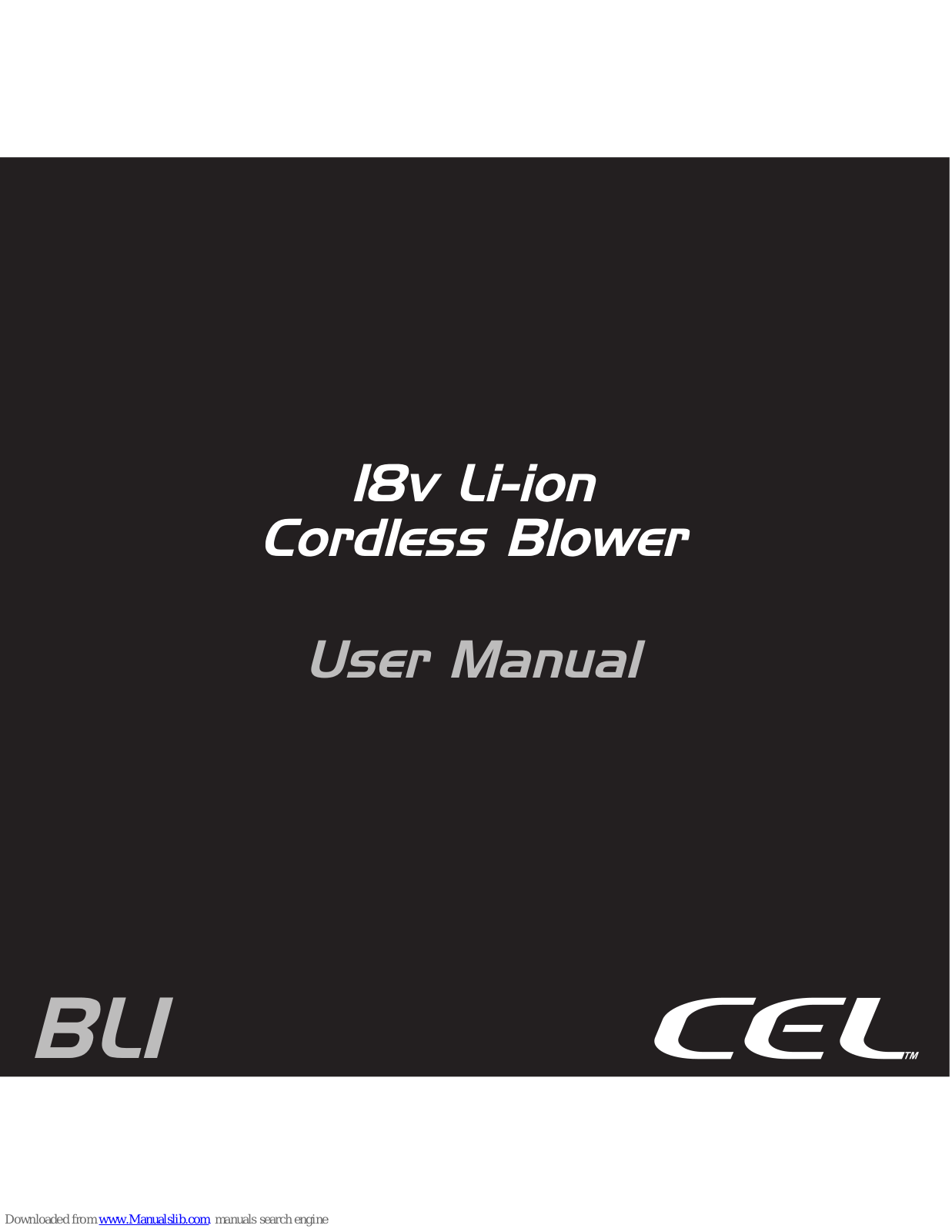 CEL BL1 User Manual - ManualMachine.com