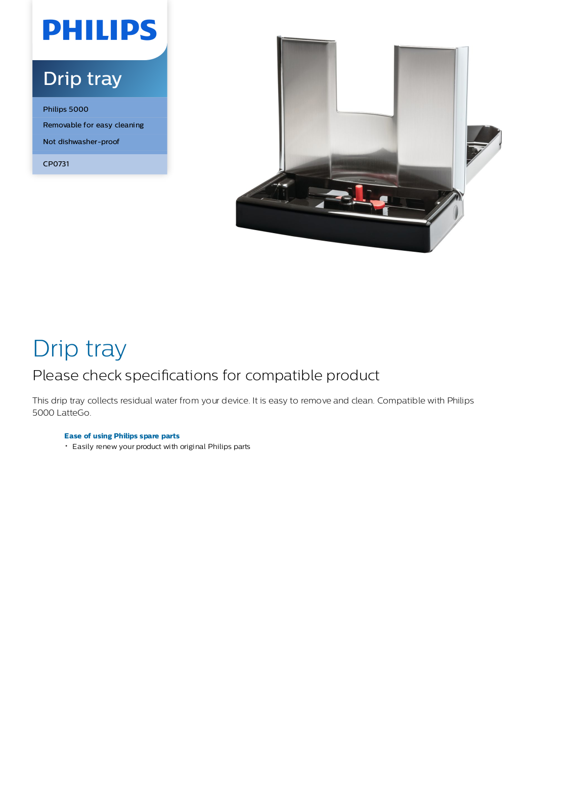 Philips CP0731/01 leaflet - ManualMachine.com