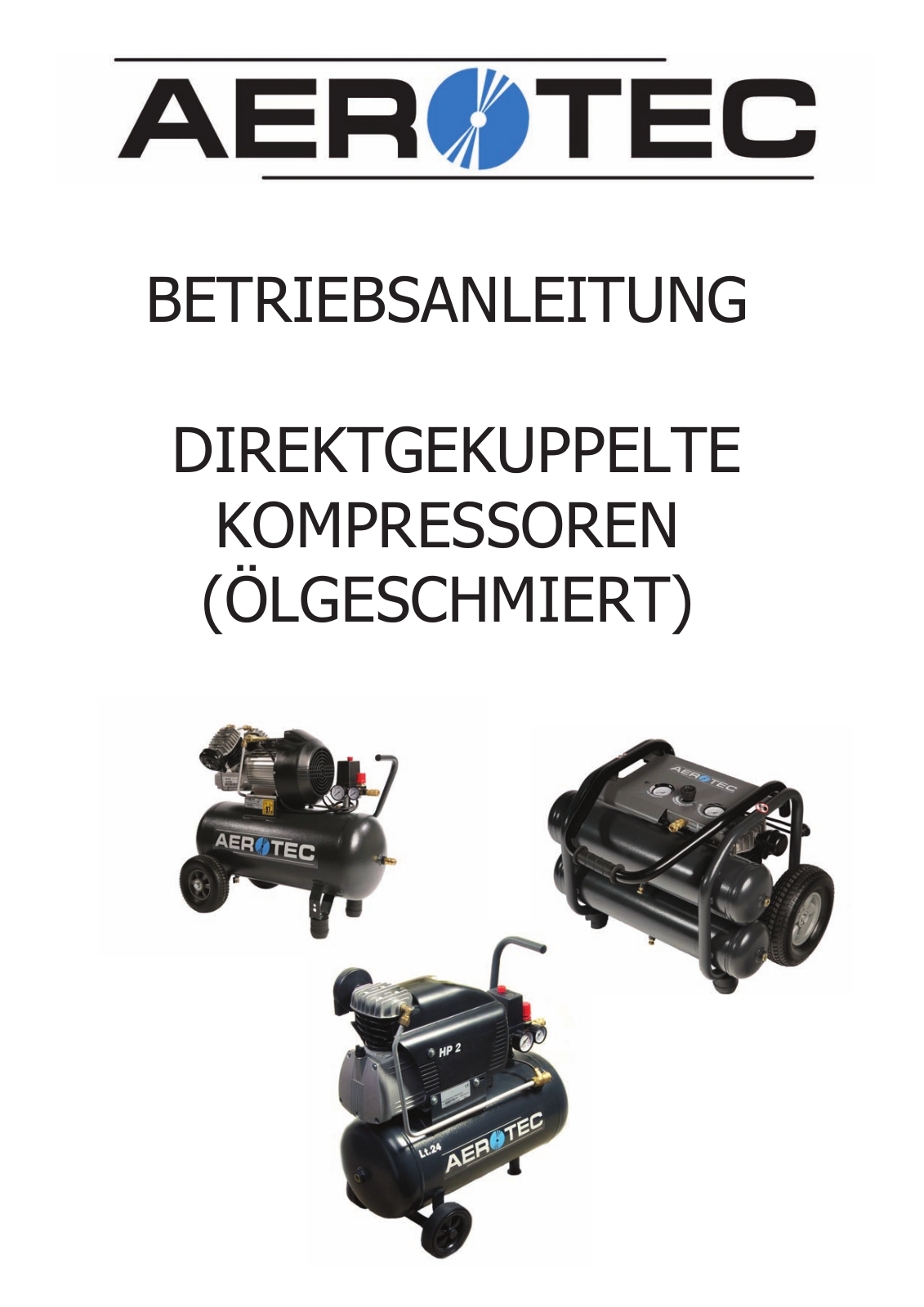 Aerotec Direct coupled compressors User Manual