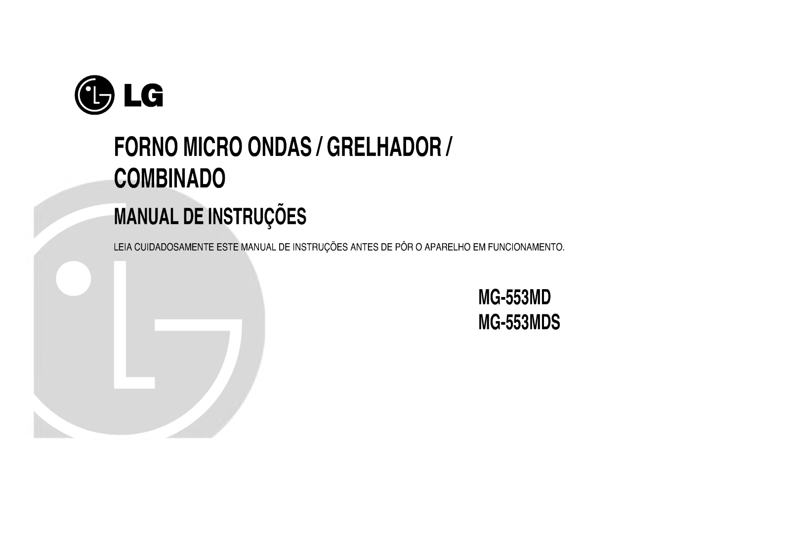 Lg MG-553MDS User Manual