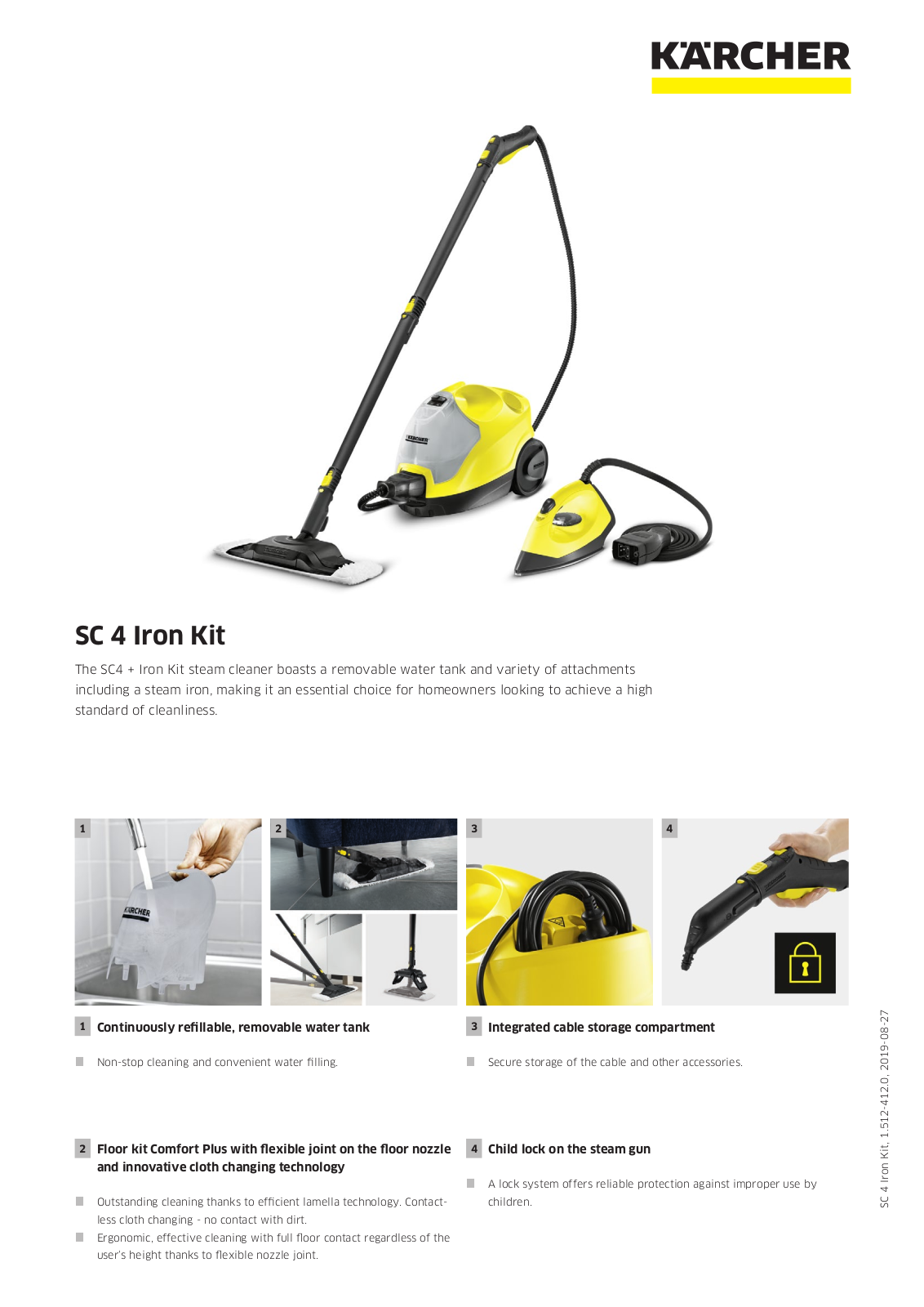 Karcher SC 4 Iron Kit User Manual