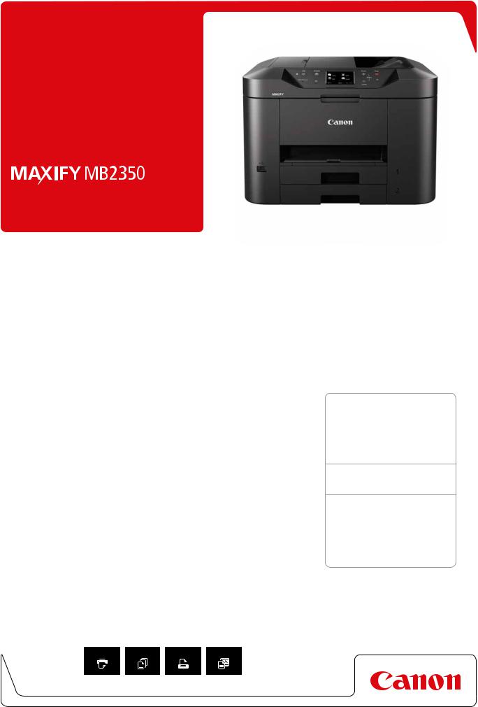 CANON MAXIFY MB2350 User Manual