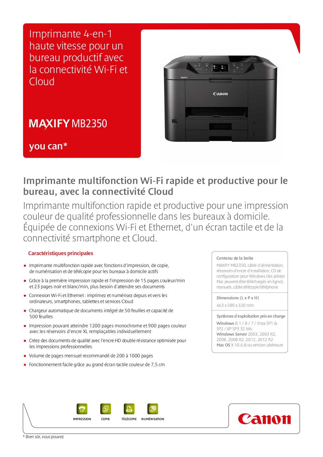 CANON MAXIFY MB2350 User Manual