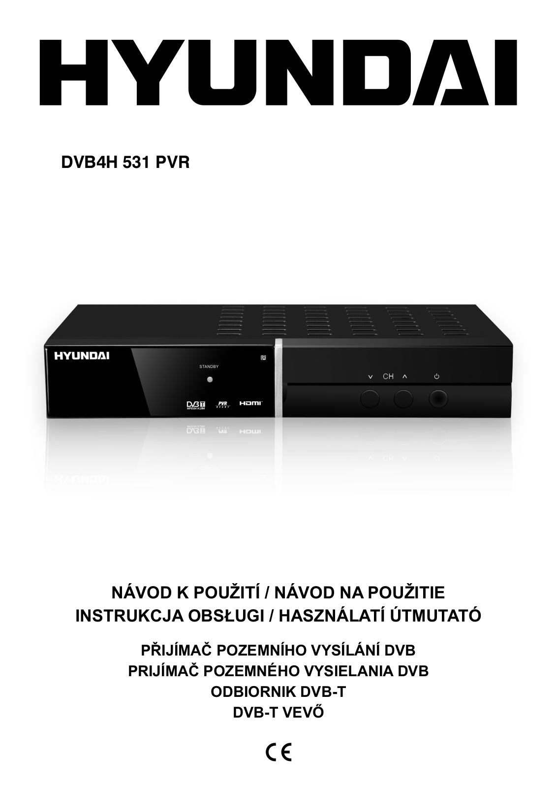 Hyundai DVB4H 531 PVR User Manual