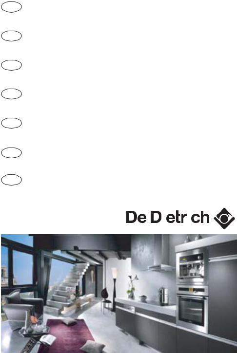 DE DIETRICH DTE795X User Manual