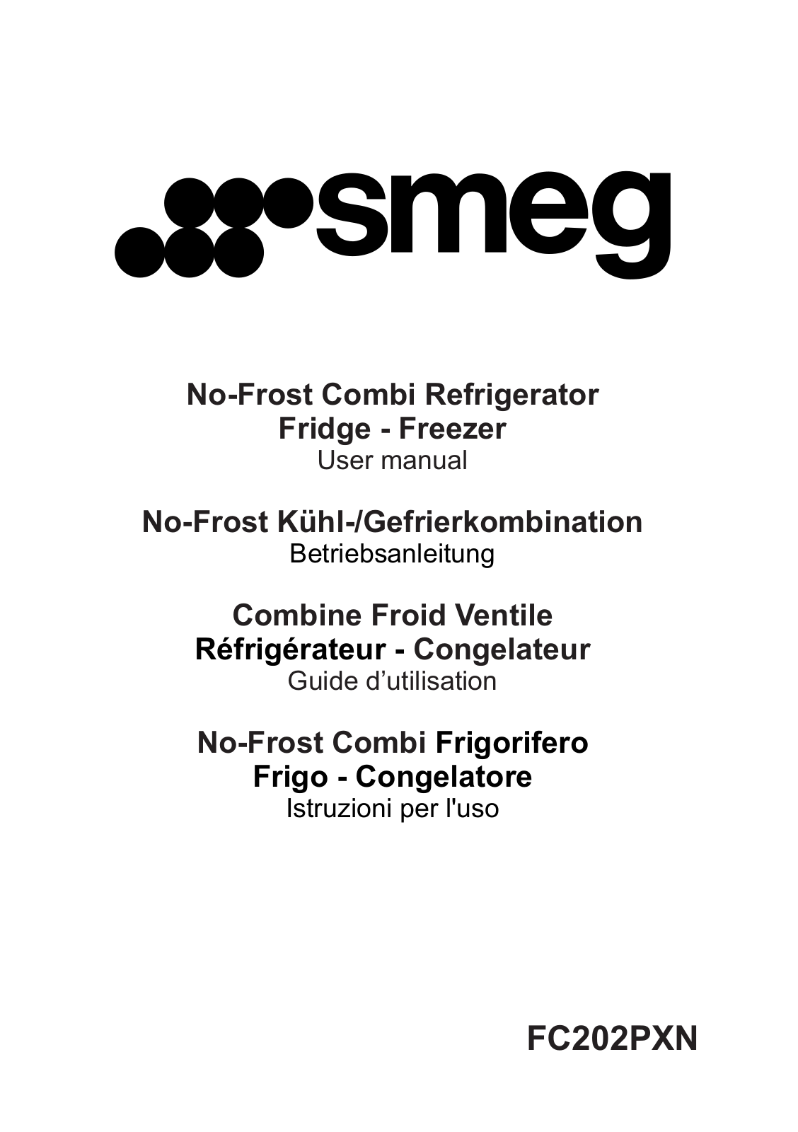 Smeg FC202PXN User Manual