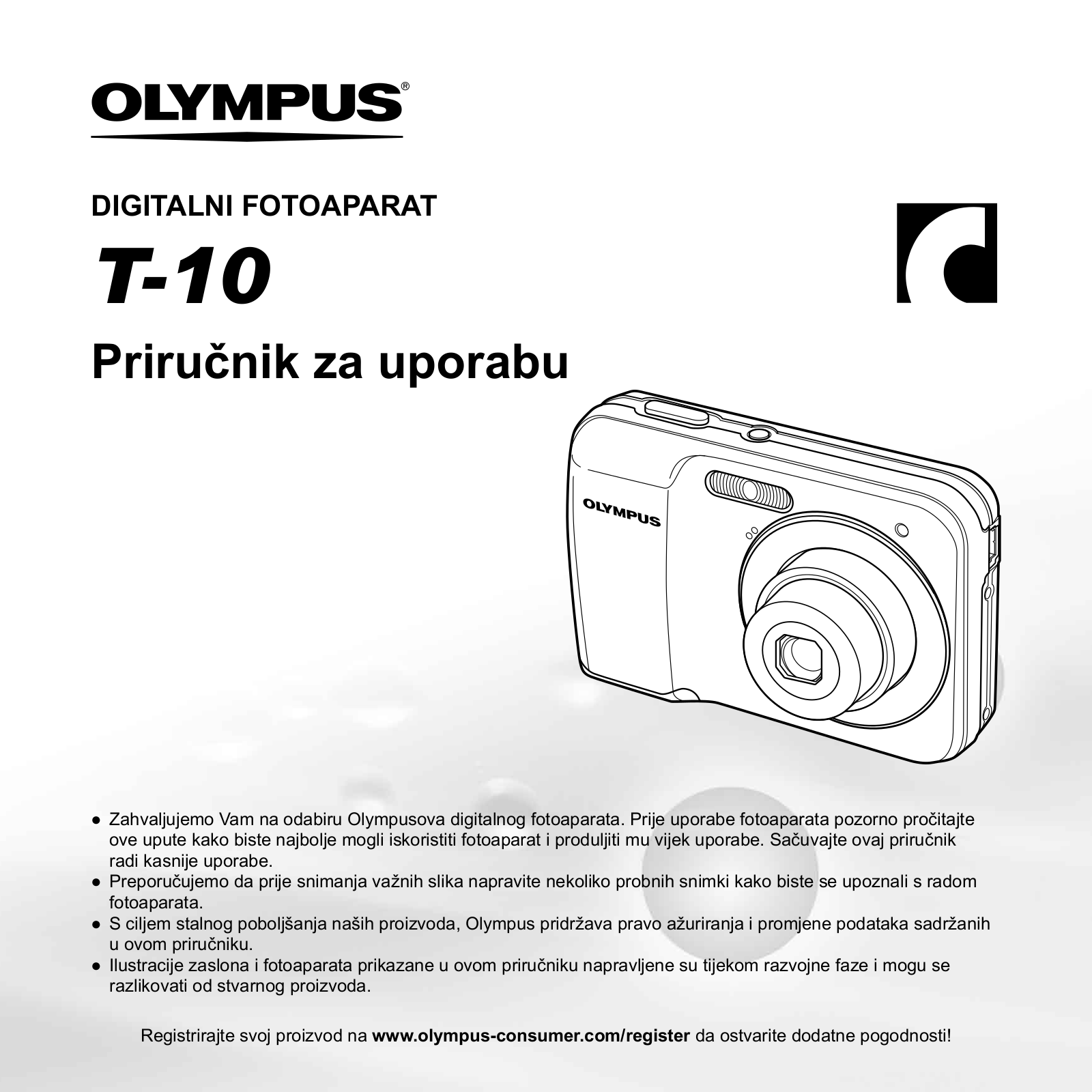 OLYMPUS T-10 User Manual