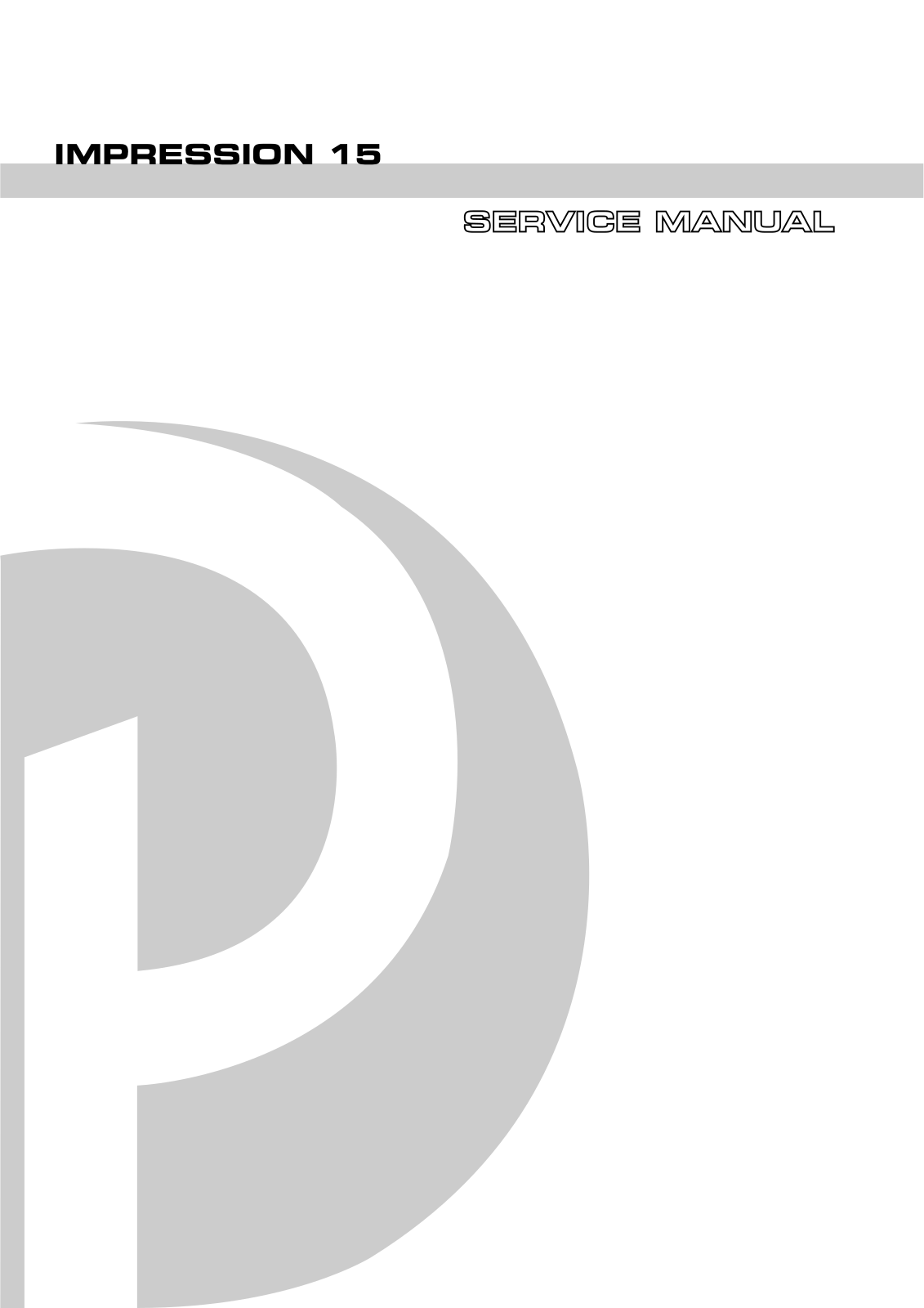 Phonic Impression15 SERVICE MANUAL - ManualMachine.com