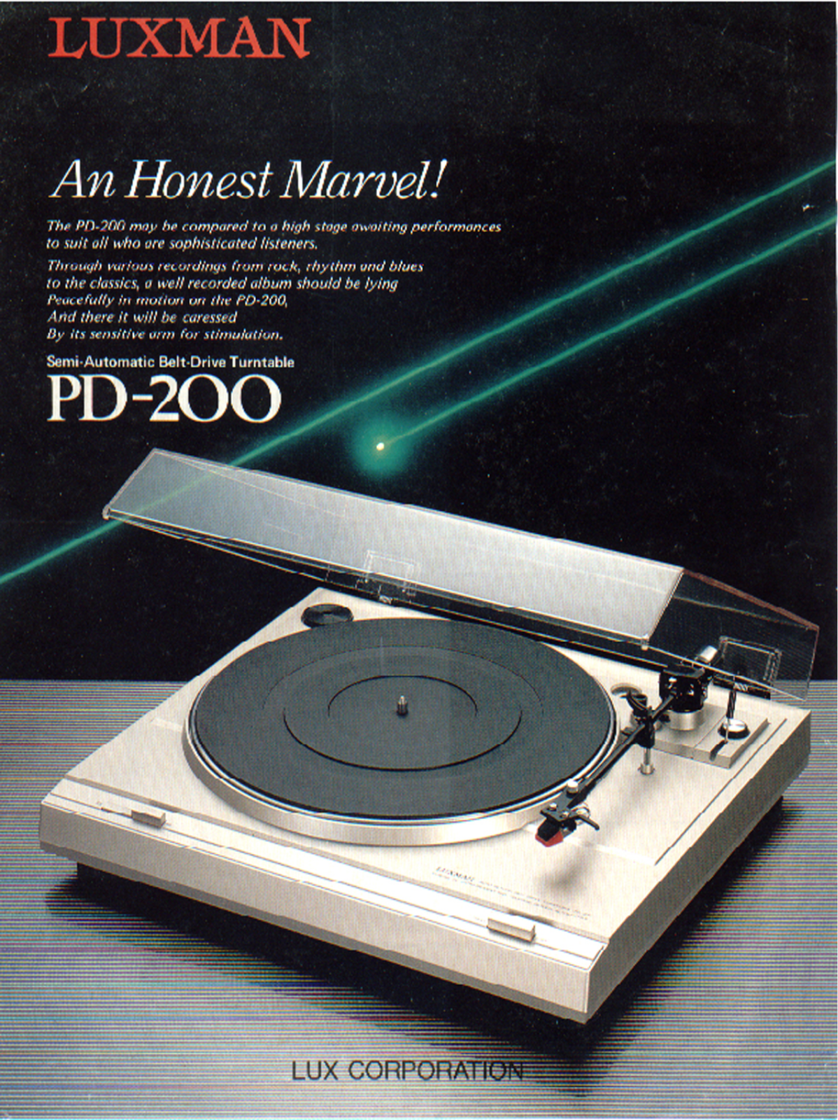 Luxman PD-200 Brochure