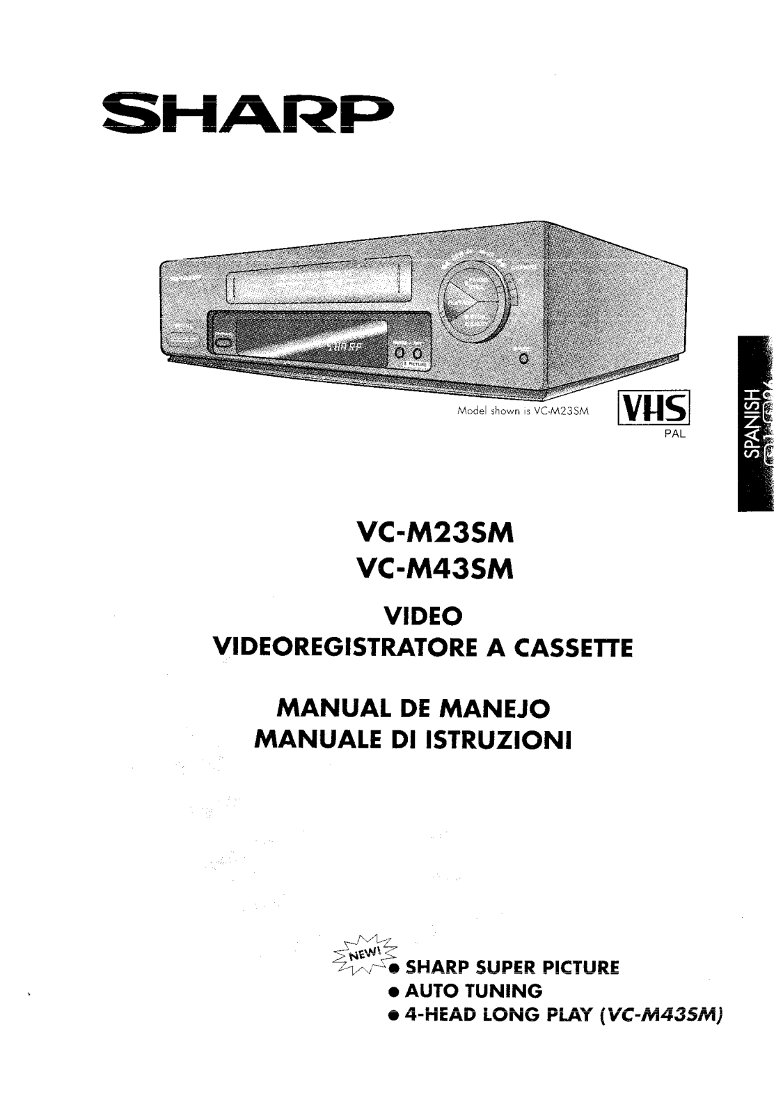 Sharp VC-M23SM, VC-M43SM User Manual