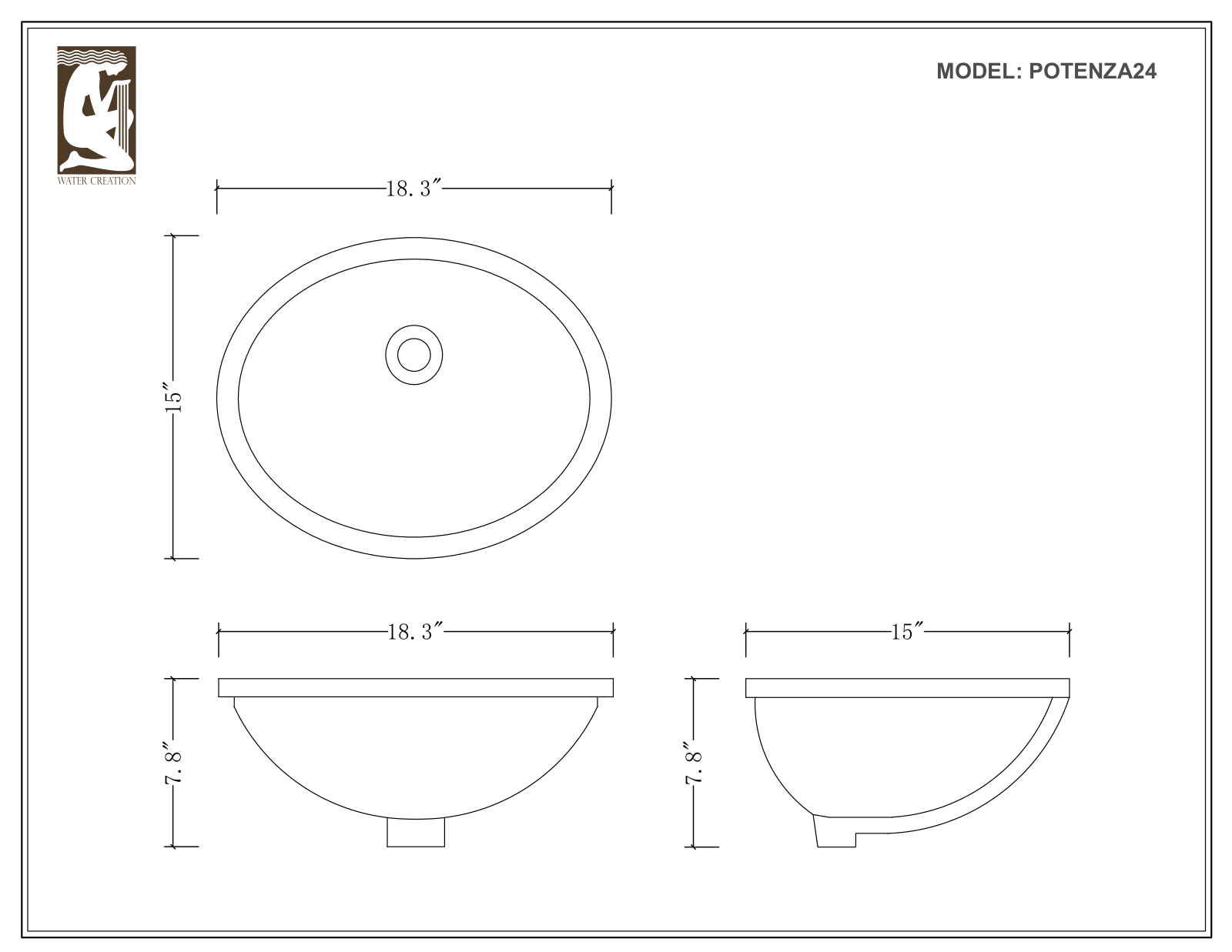 Water Creation POTENZA24EGF, POTENZA24EGBF, POTENZA24EGB, POTENZA24EG User Manual